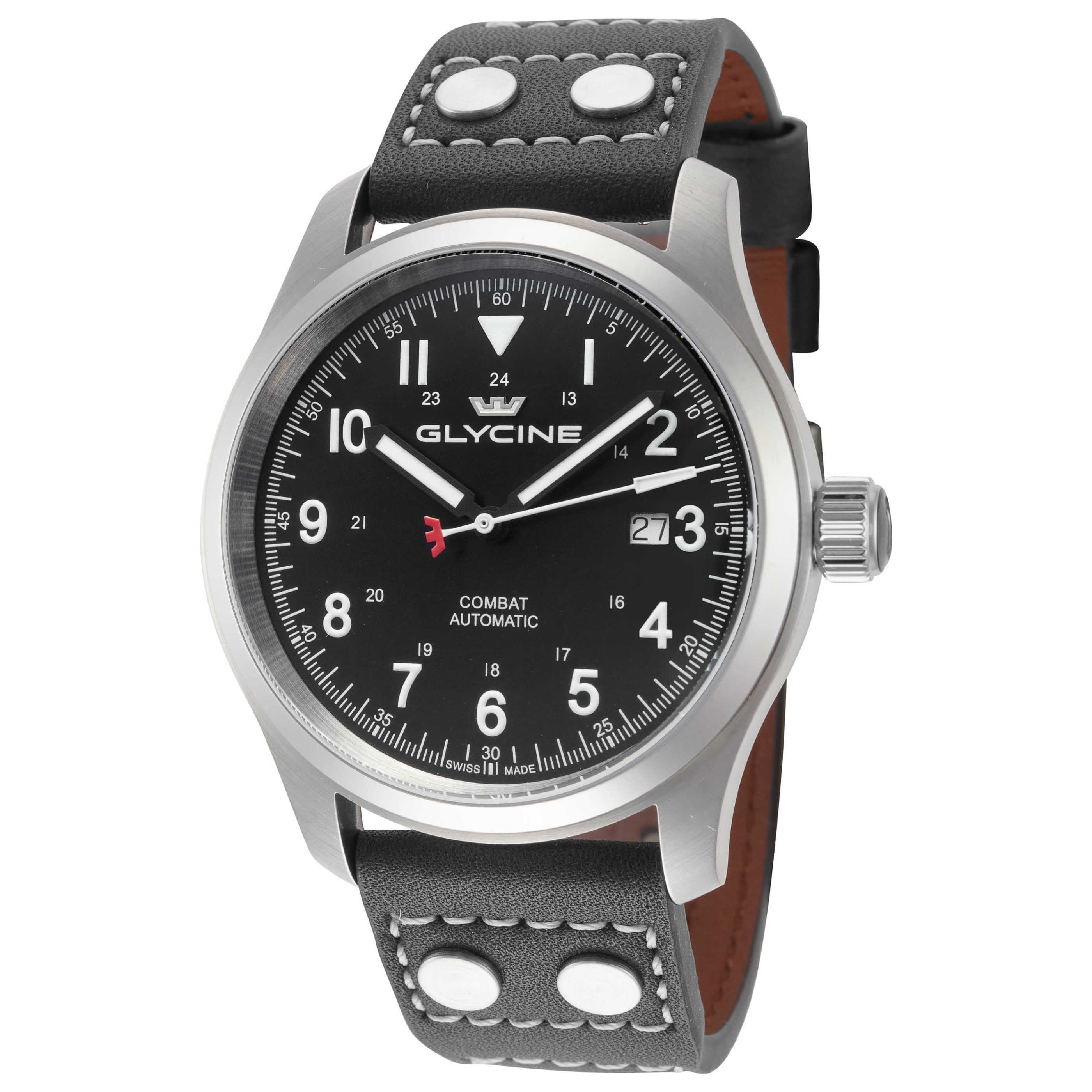 שעון לגבר Combat Field של Glycine, אוטומטי, 40 מ״מ