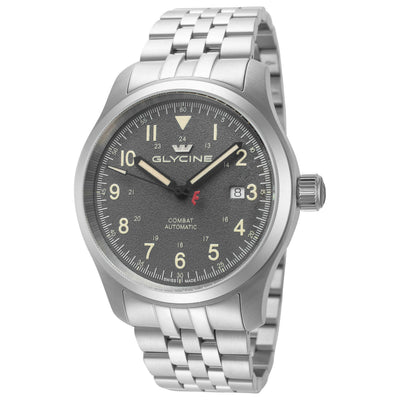 שעון לגבר Combat Field של Glycine, אוטומטי, 40 מ״מ