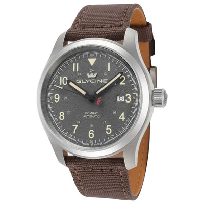 שעון לגבר Combat Field של Glycine, אוטומטי, 40 מ״מ