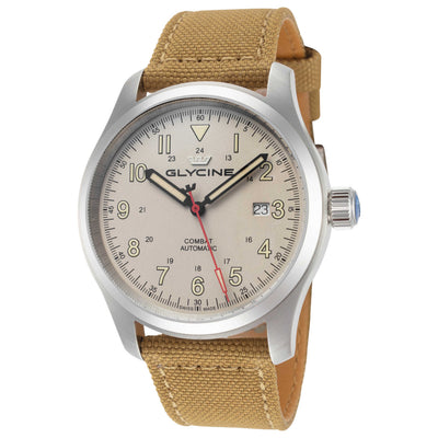 שעון לגבר Combat Field של Glycine, אוטומטי, 40 מ״מ