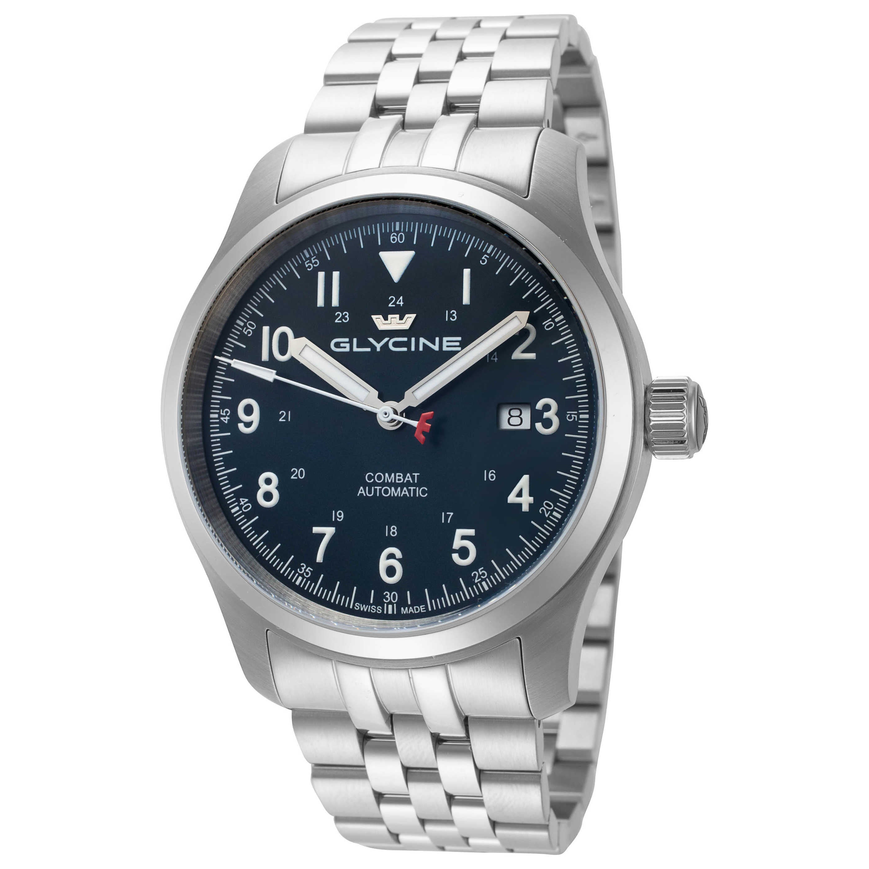 שעון לגבר Combat Field של Glycine, אוטומטי, 40 מ״מ