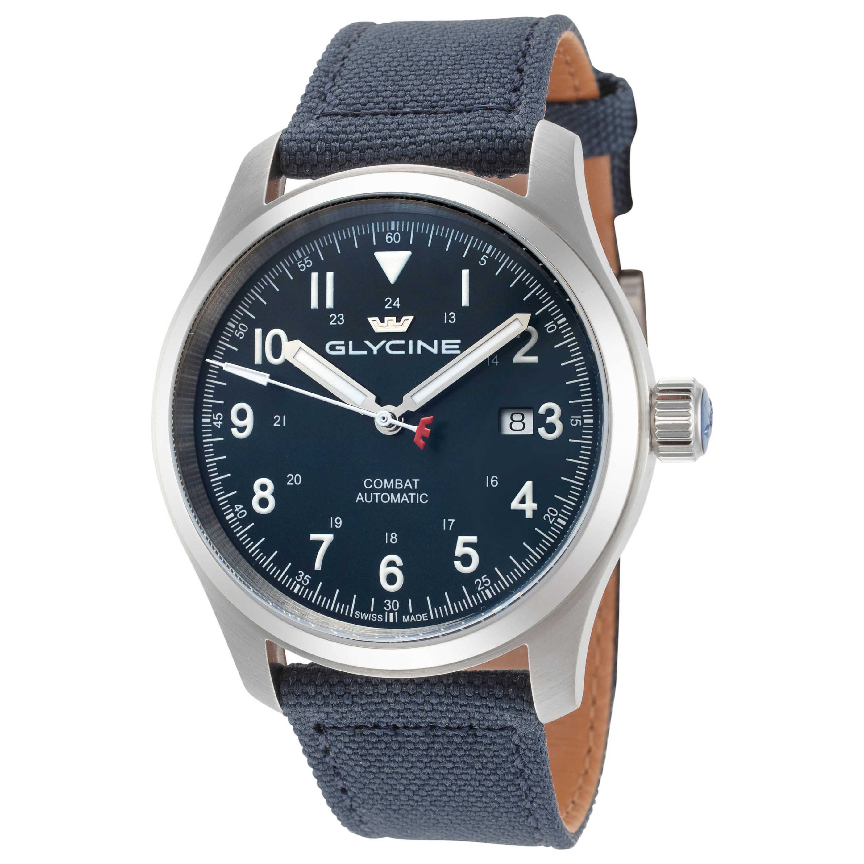שעון לגבר Combat Field של Glycine, אוטומטי, 40 מ״מ