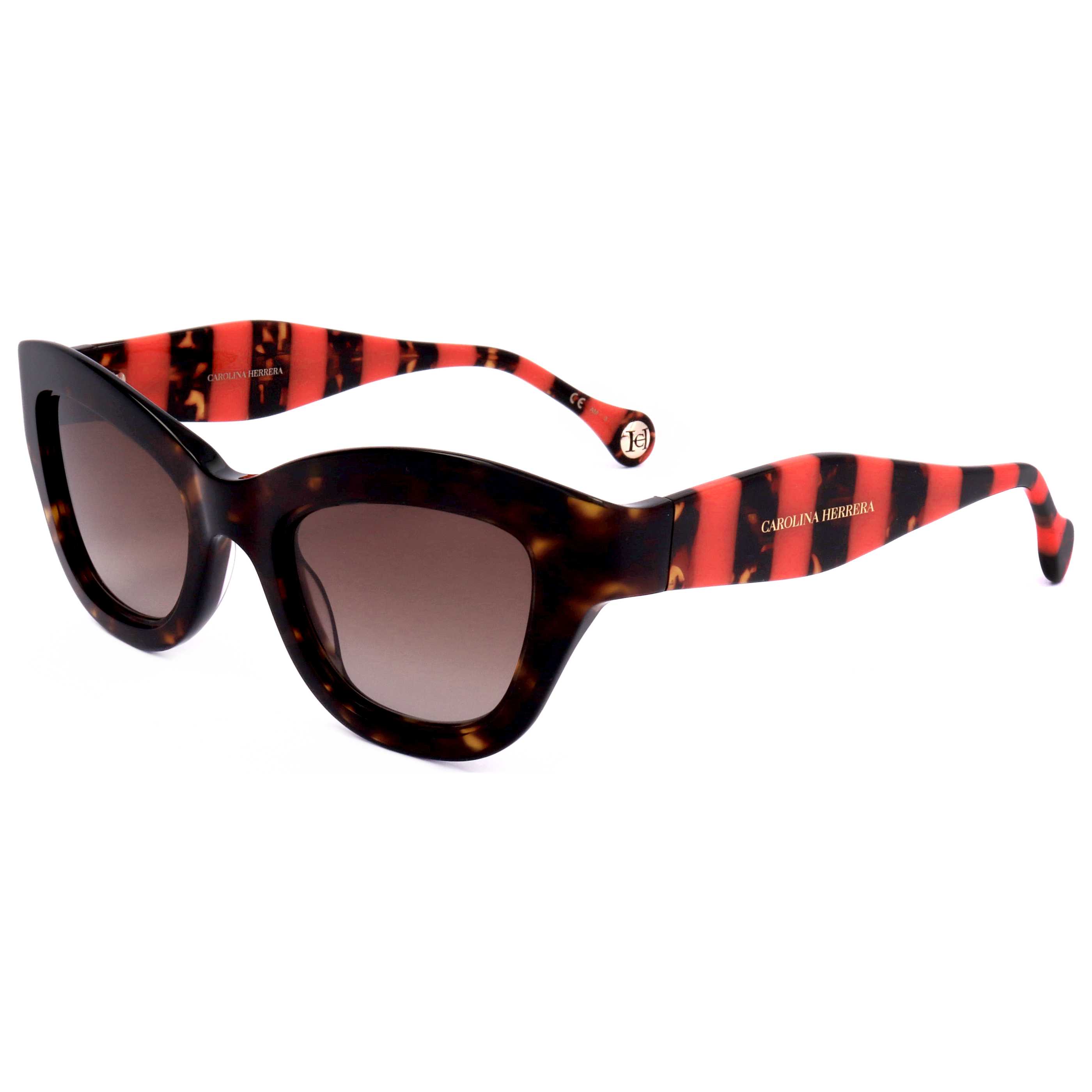 משקפי שמש Carolina Herrera דגם Her0086 לנשים 51 מ״מ בצבע אדום הוואנה