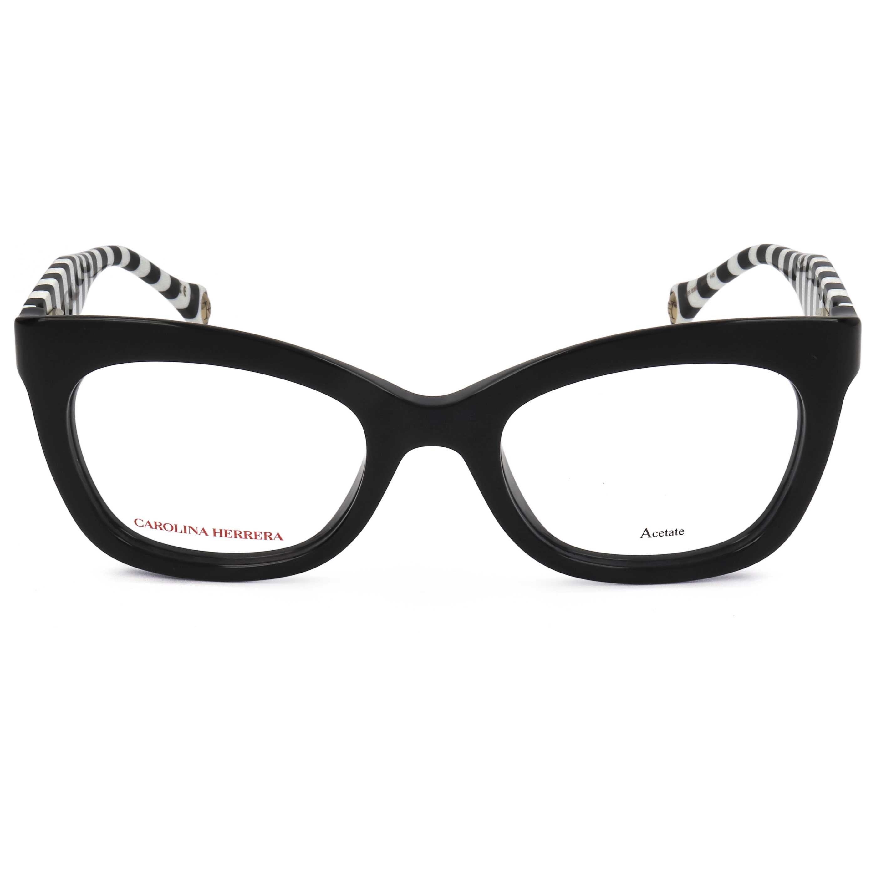 משקפי ראייה Carolina Herrera דגם Her0089 לנשים 50 מ״מ בצבע שחור לבן