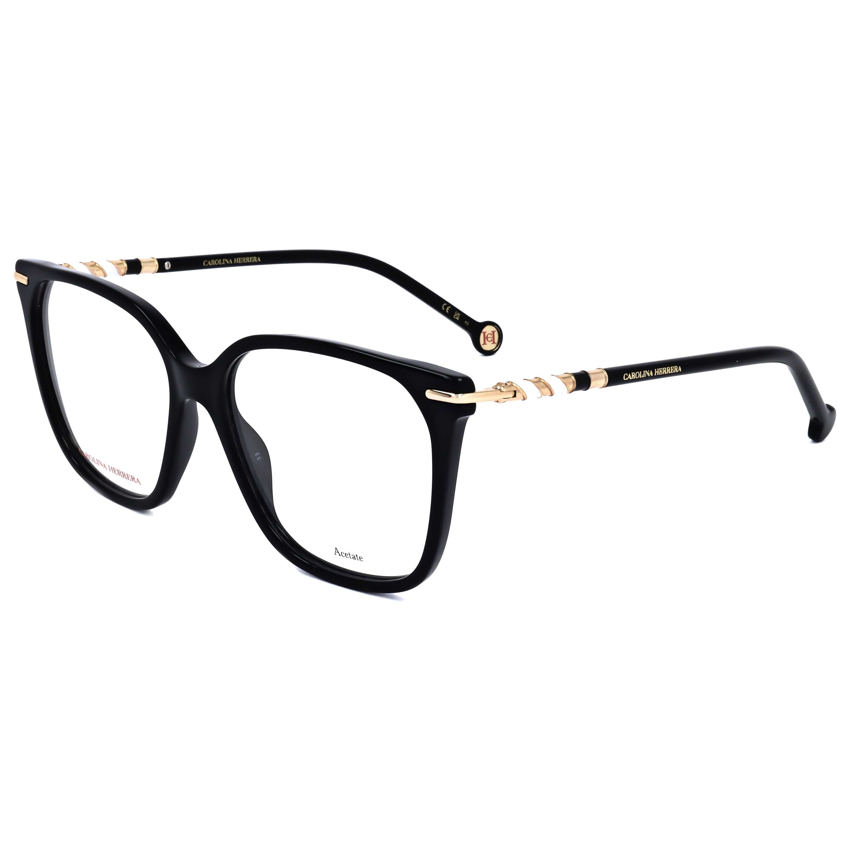 משקפי ראייה Carolina Herrera דגם Her0094 לנשים 54 מ״מ בצבע שחור