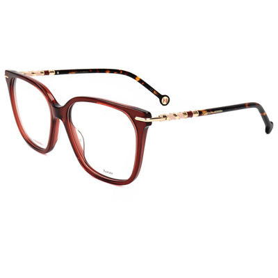 משקפי ראייה Carolina Herrera דגם Her0094 לנשים 54 מ״מ בצבע בורדו הוואנה