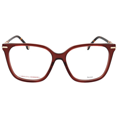 משקפי ראייה Carolina Herrera דגם Her0094 לנשים 54 מ״מ בצבע בורדו הוואנה