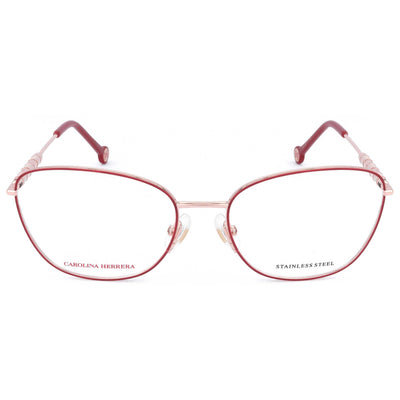משקפי ראייה Carolina Herrera דגם Her0104 לנשים 55 מ״מ בצבע זהב אדום