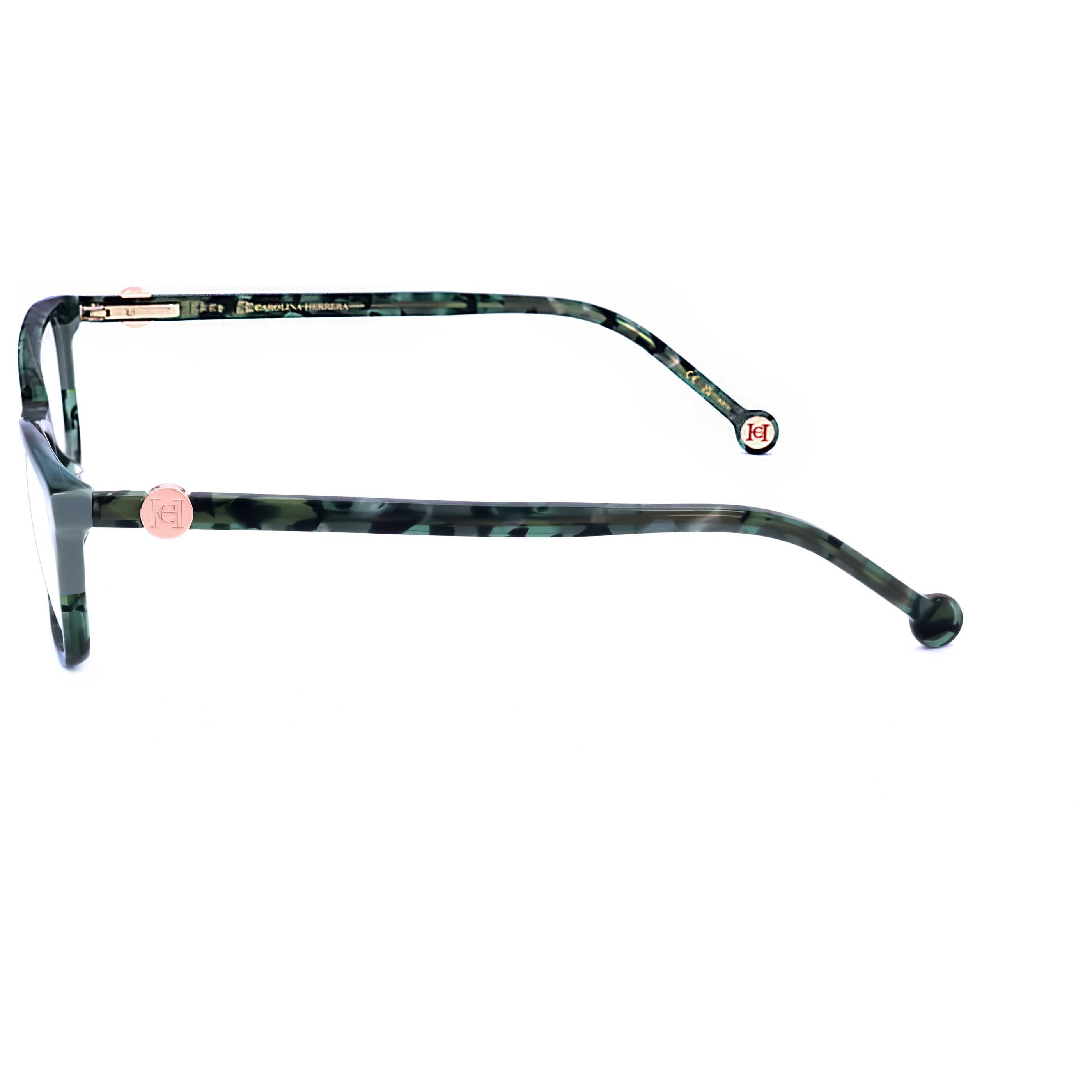 משקפי ראייה Carolina Herrera דגם Her0114 לנשים 54 מ״מ בצבע הוואנה ירוק