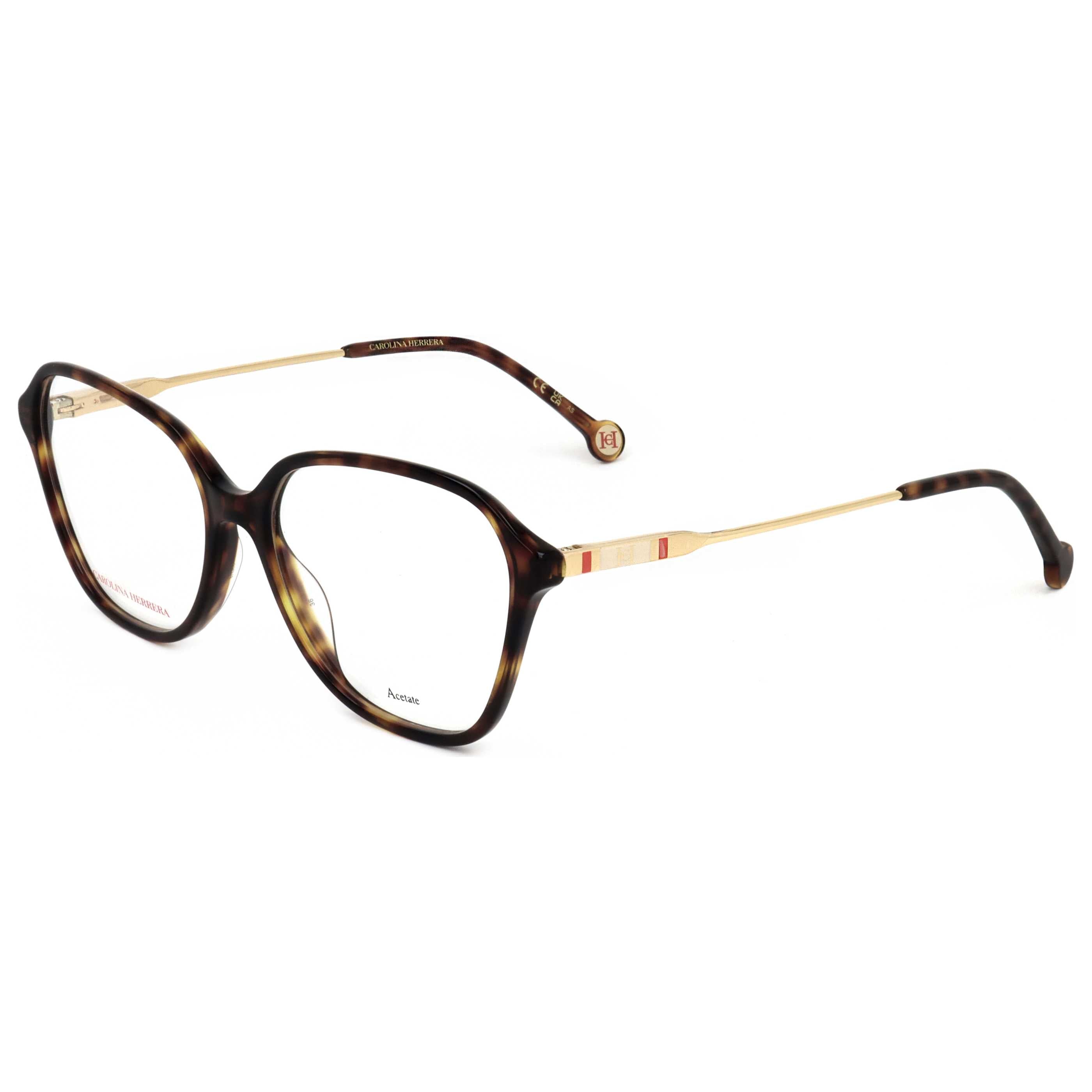 משקפי ראייה Carolina Herrera דגם Her0117 לנשים 55 מ״מ בצבע הוואנה