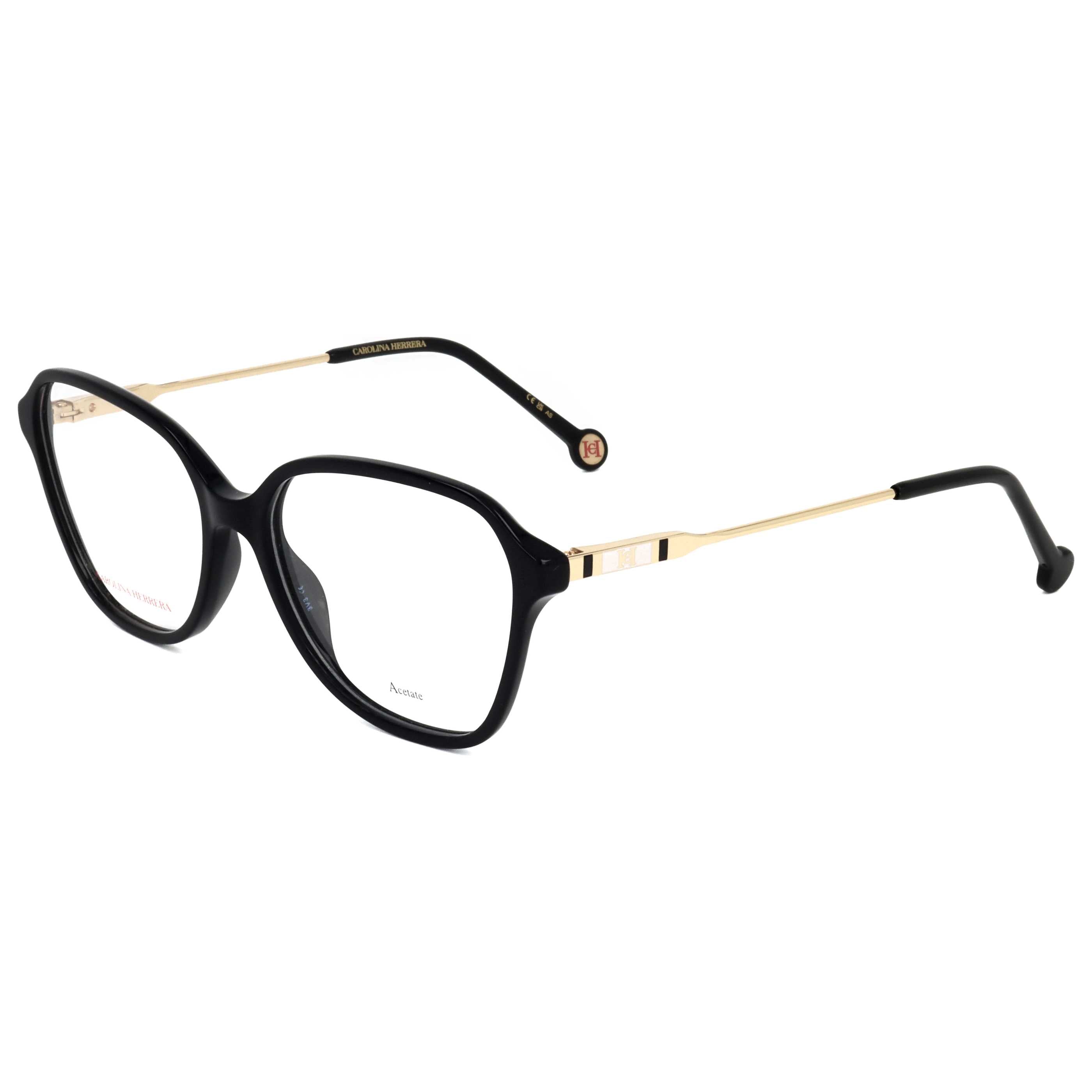 משקפי ראייה Carolina Herrera דגם Her0117 לנשים 55 מ״מ בצבע שחור