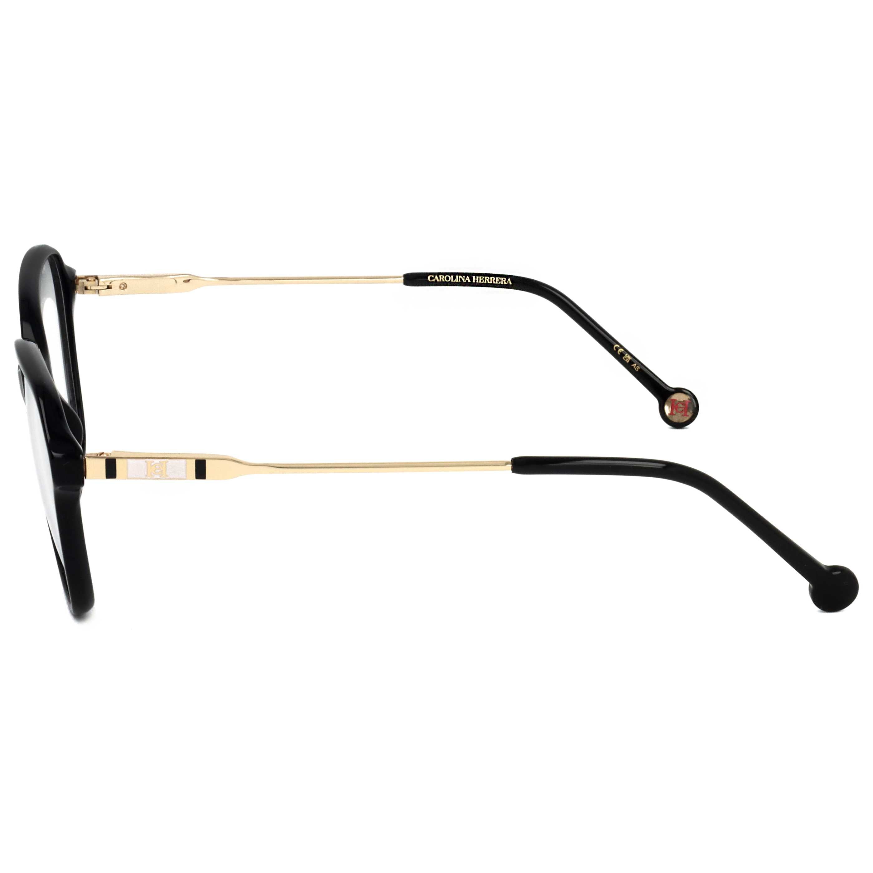 משקפי ראייה Carolina Herrera דגם Her0117 לנשים 55 מ״מ בצבע שחור