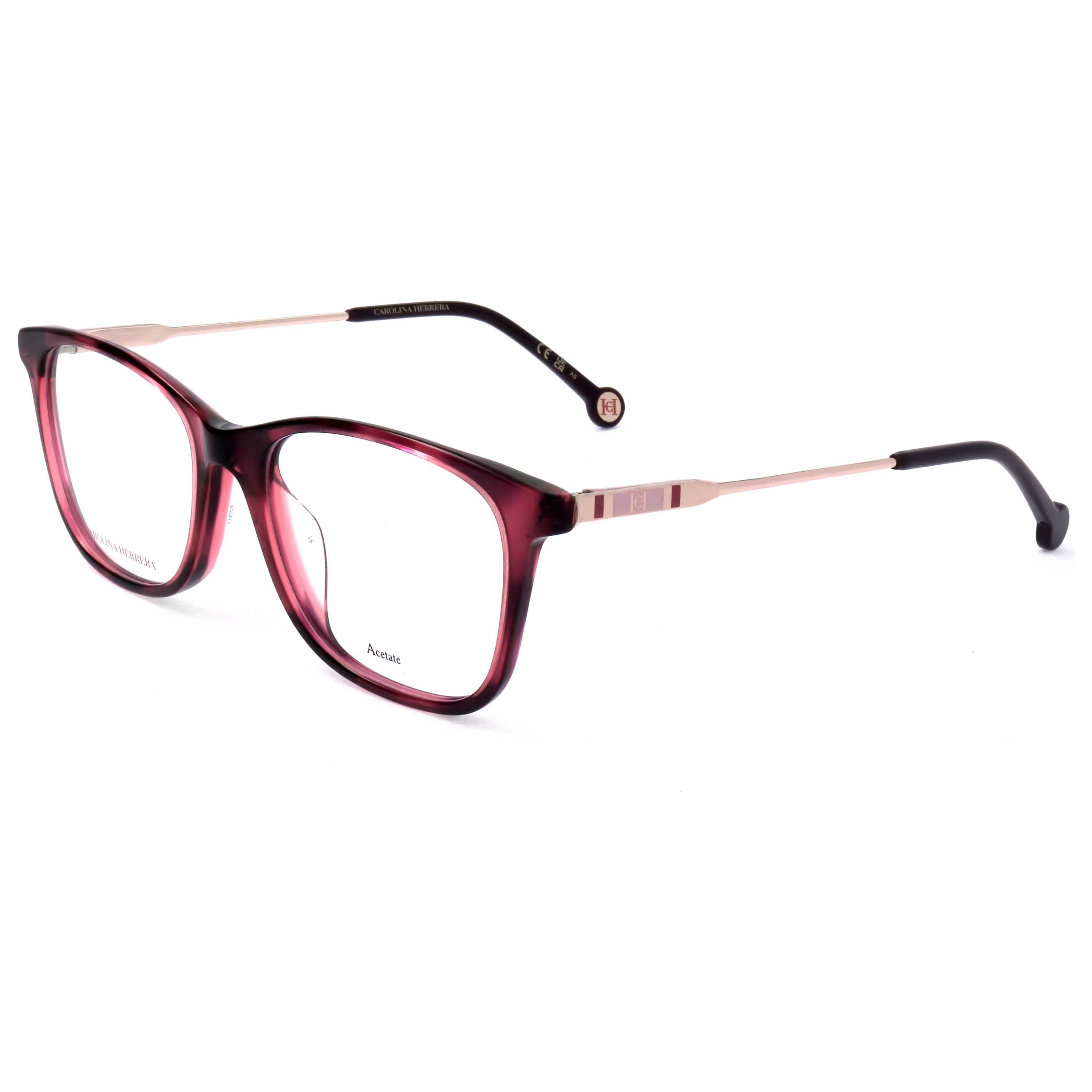 משקפי ראייה Carolina Herrera דגם Her0118 לנשים 52 מ״מ בצבע Cherry הוואנה