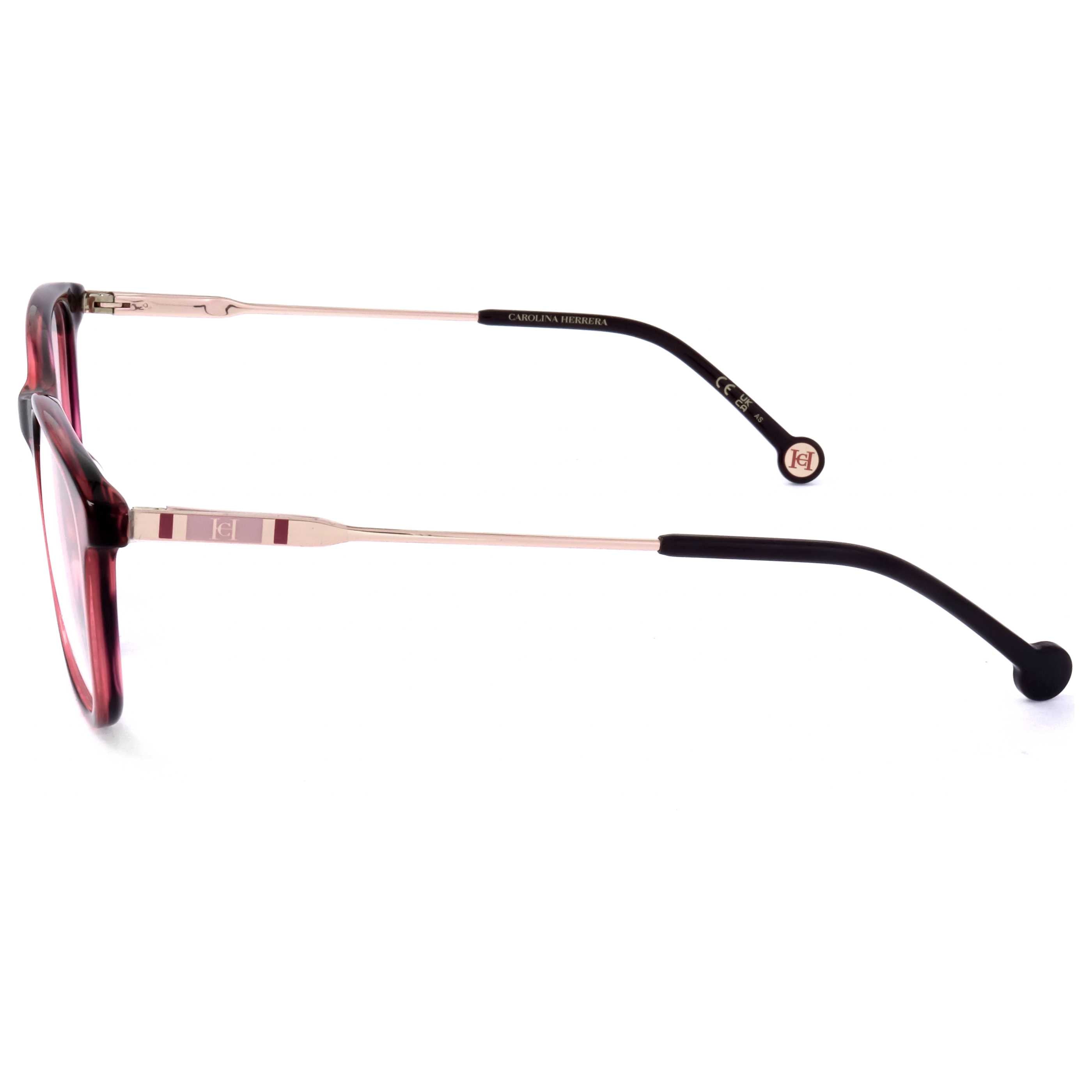 משקפי ראייה Carolina Herrera דגם Her0118 לנשים 52 מ״מ בצבע Cherry הוואנה