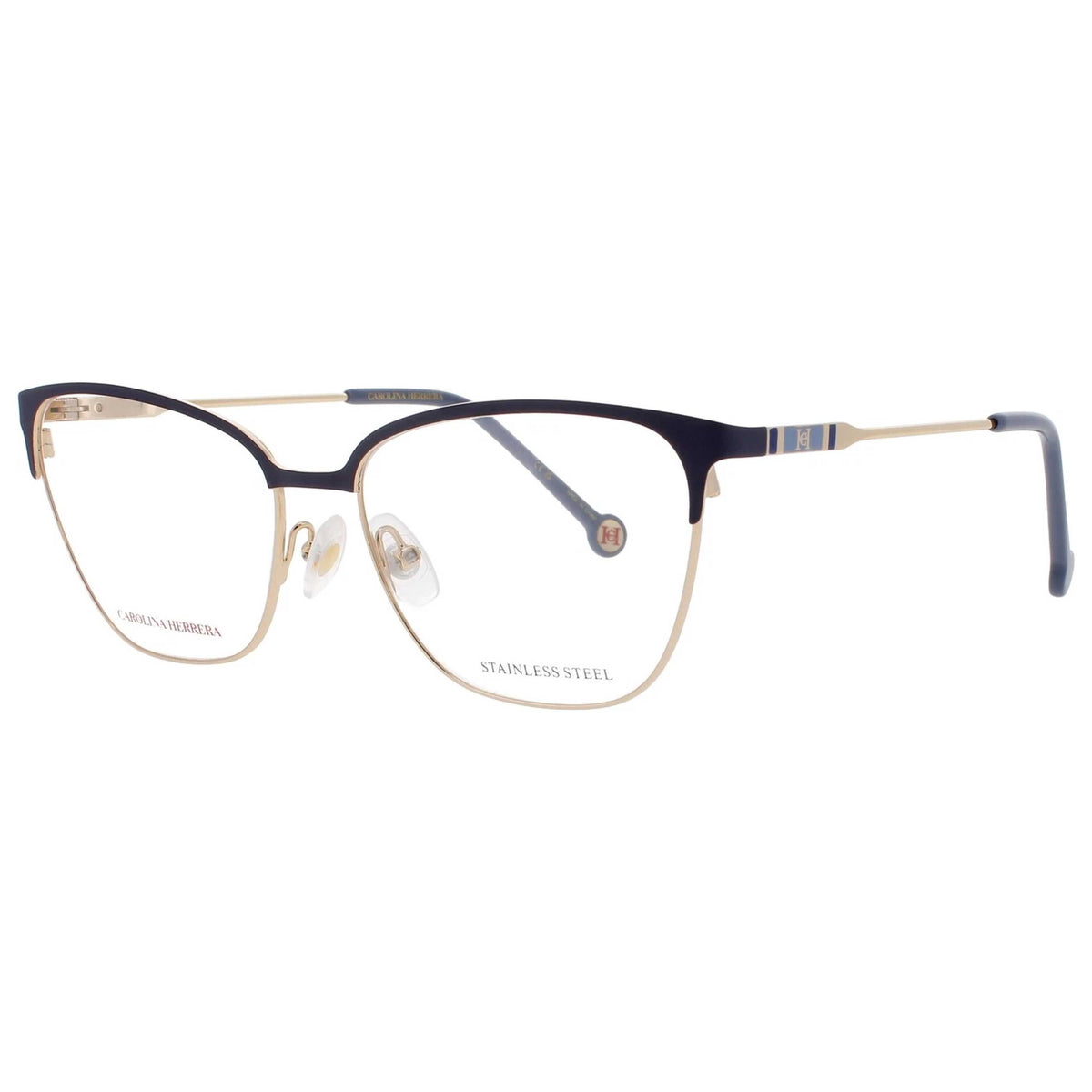 משקפי ראייה Carolina Herrera דגם Her0119 לנשים 56 מ״מ בצבע זהב כחול
