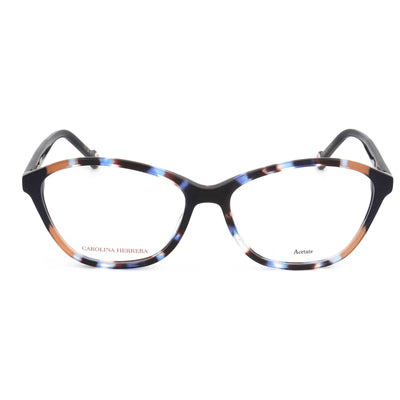 משקפי ראייה Carolina Herrera דגם Her0122 לנשים 55 מ״מ בצבע הוואנה כחול