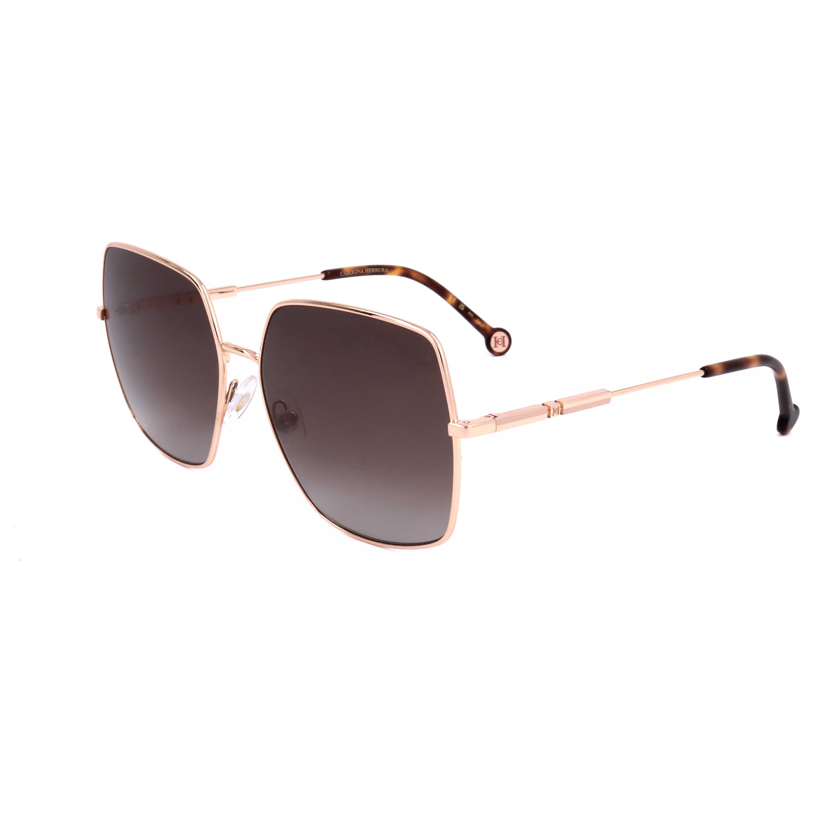 משקפי שמש Carolina Herrera דגם Her0139 לנשים 60 מ״מ בצבע זהב Copper