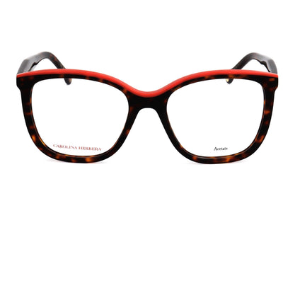 משקפי ראייה Carolina Herrera דגם Her0146 לנשים 52 מ״מ בצבע הוואנה אדום