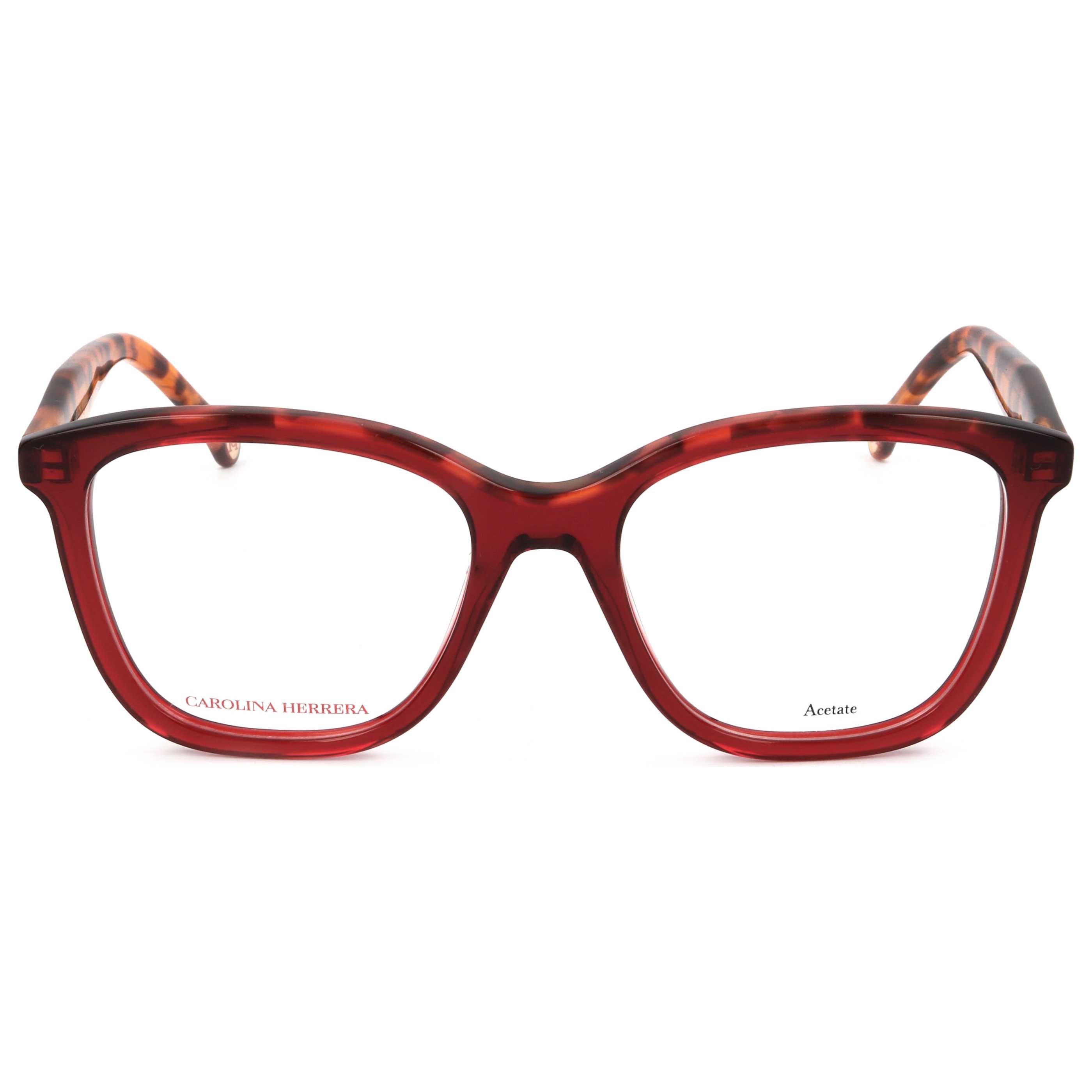 משקפי ראייה Carolina Herrera דגם Her0146 לנשים 52 מ״מ בצבע בורדו הוואנה