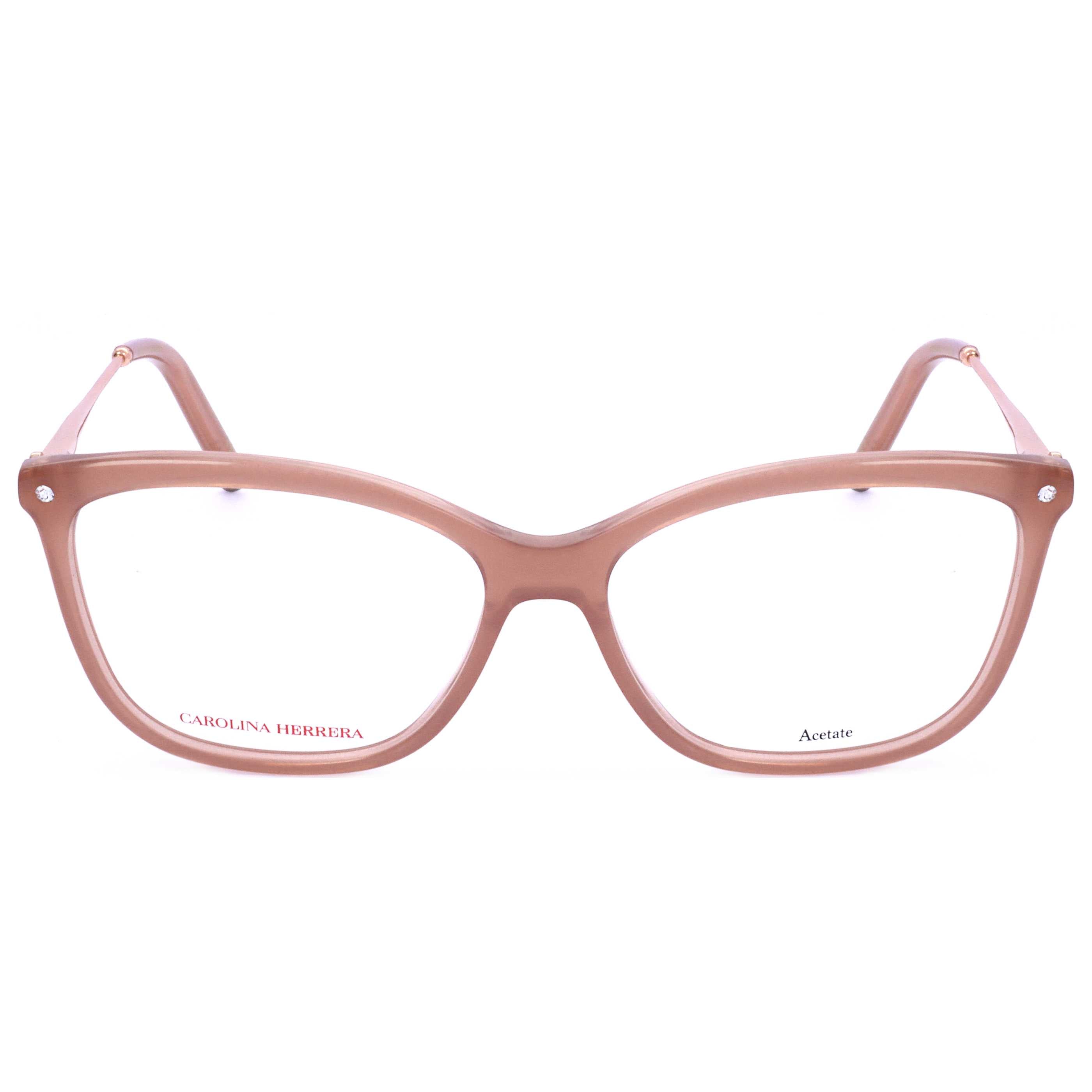 משקפי ראייה Carolina Herrera דגם Her0154 לנשים 56 מ״מ בצבע ניוד Glitter