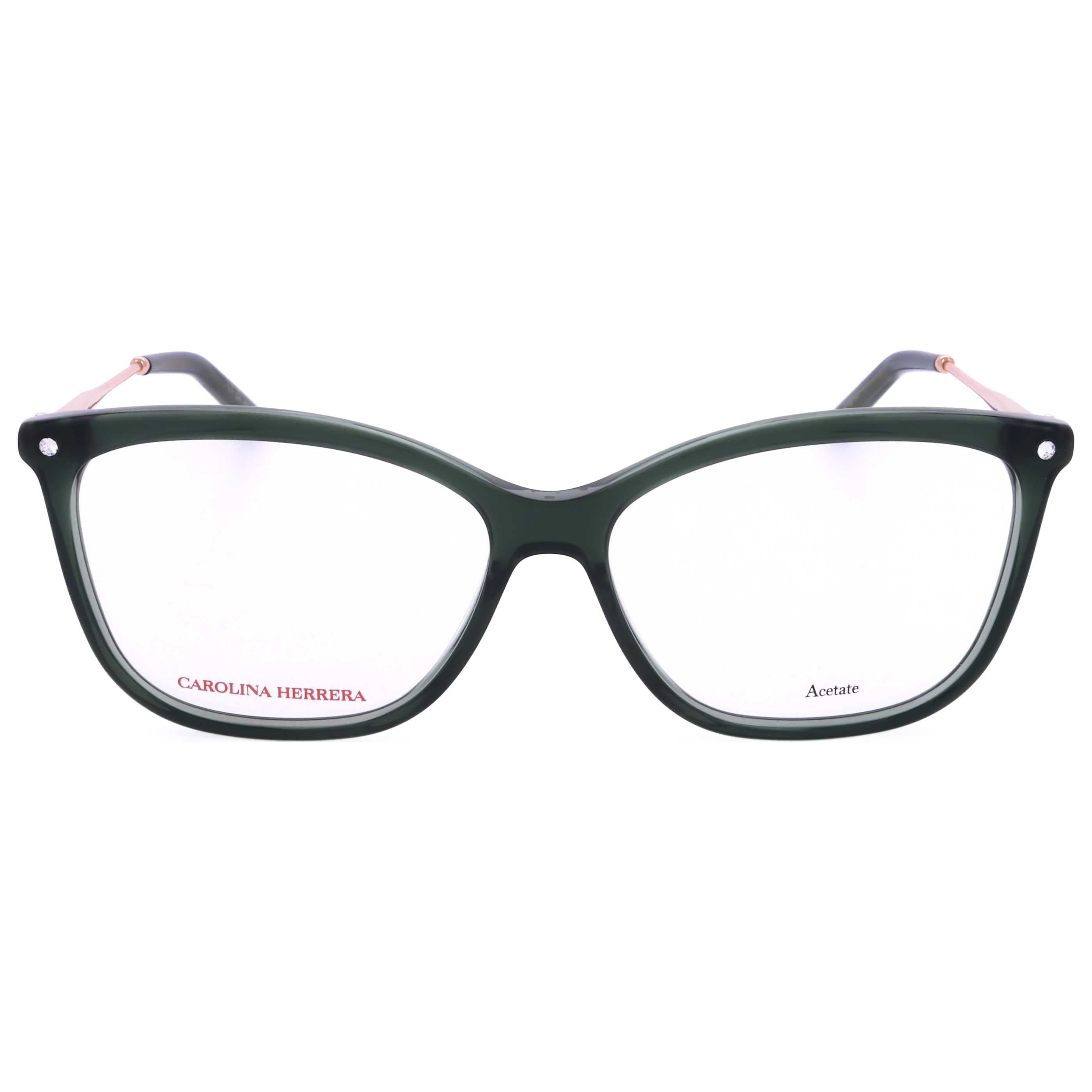 משקפי ראייה Carolina Herrera דגם Her0154 לנשים 56 מ״מ בצבע אפור Glitter שחור