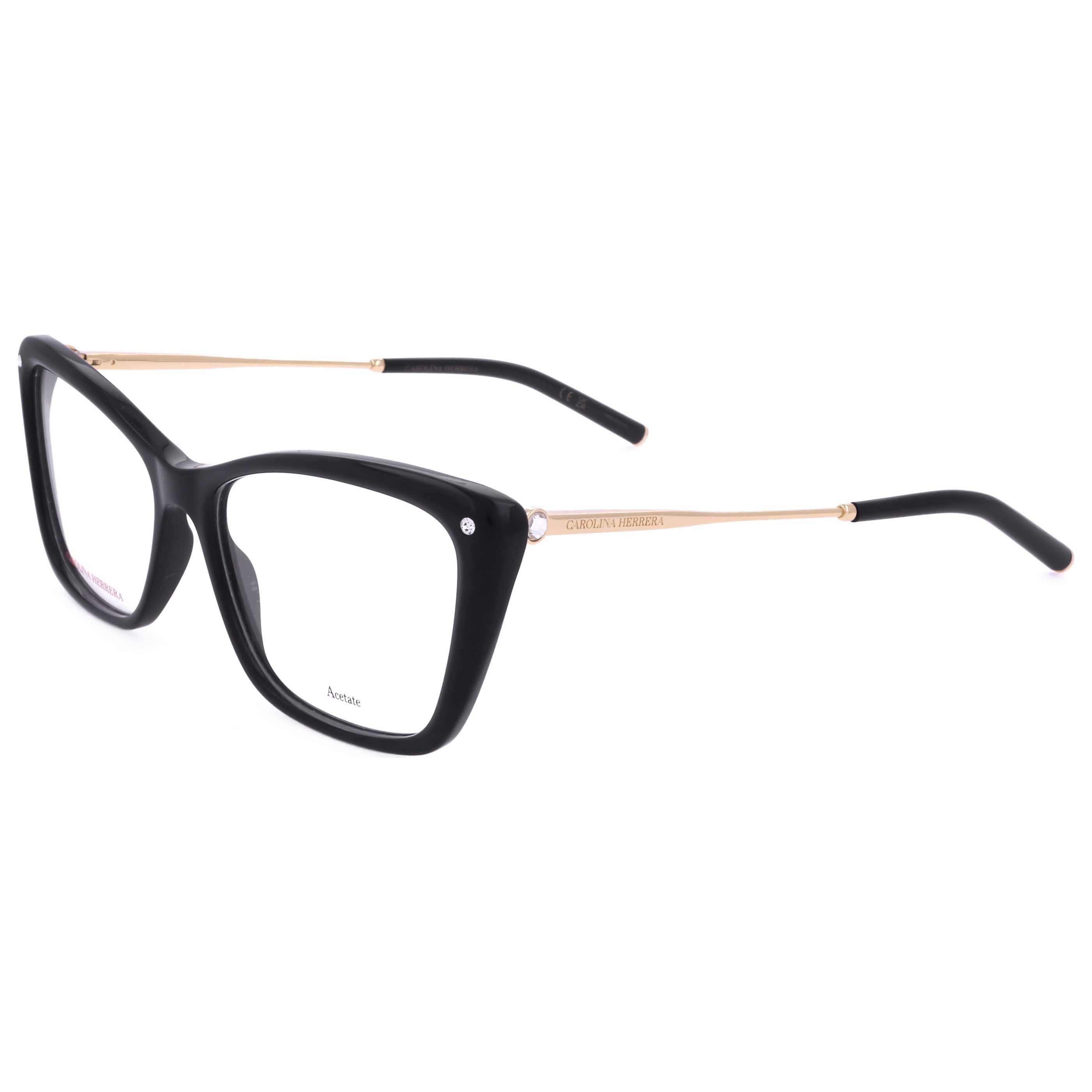 משקפי ראייה Carolina Herrera דגם Her0155 לנשים 55 מ״מ בצבע שחור
