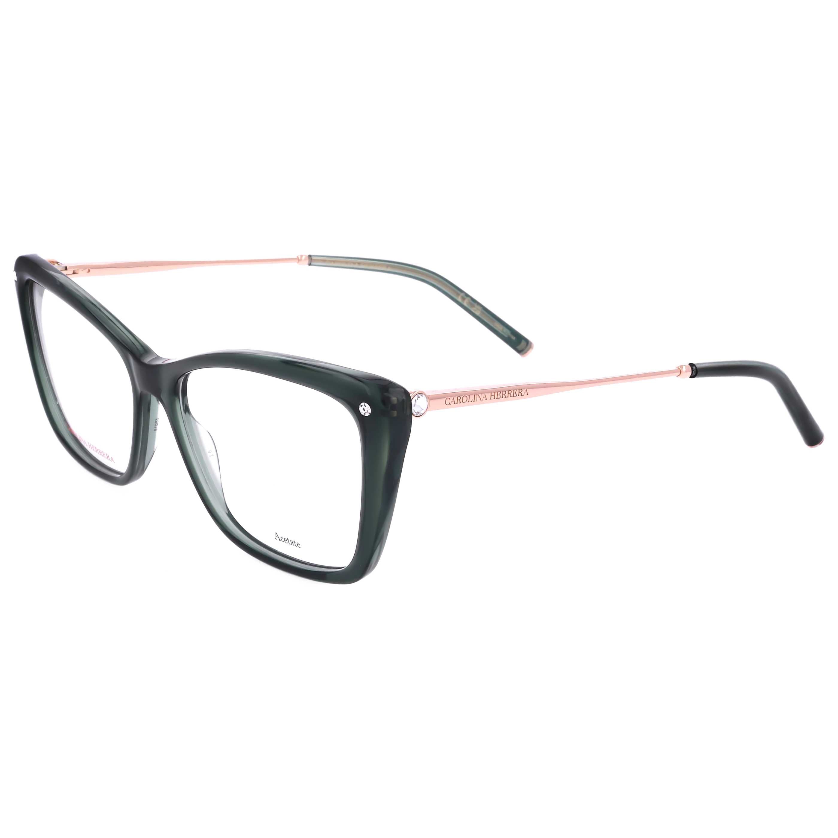 משקפי ראייה Carolina Herrera דגם Her0155 לנשים 55 מ״מ בצבע ירוק Glitter