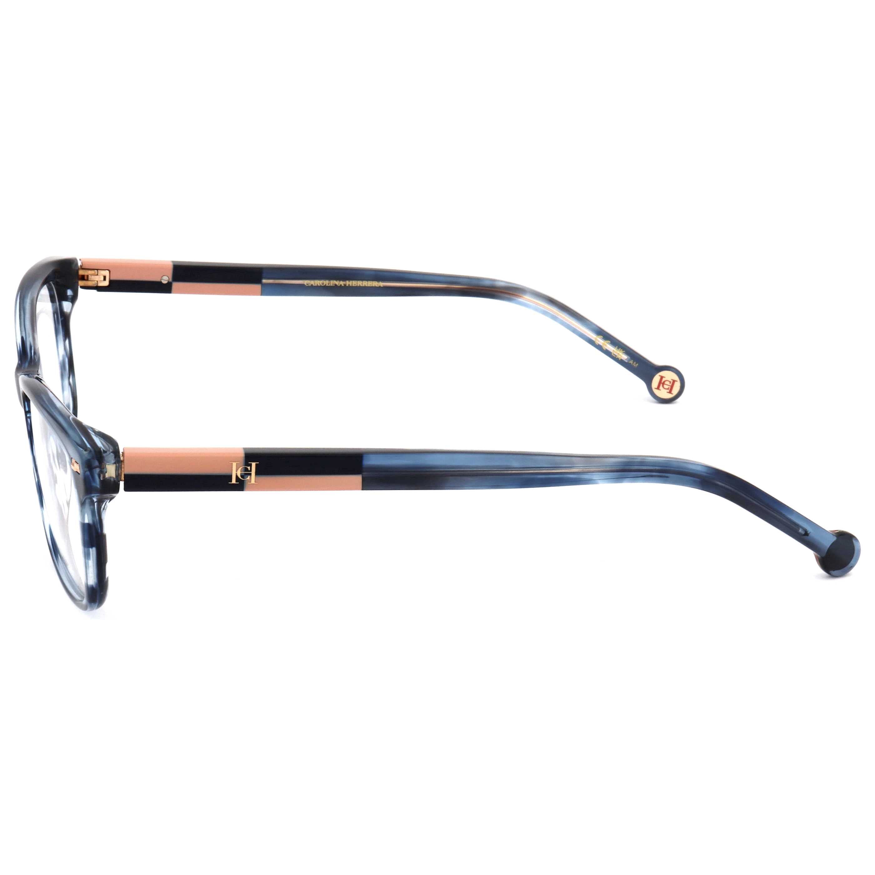 משקפי ראייה Carolina Herrera דגם Her0160 לנשים 54 מ״מ בצבע כחול Horn