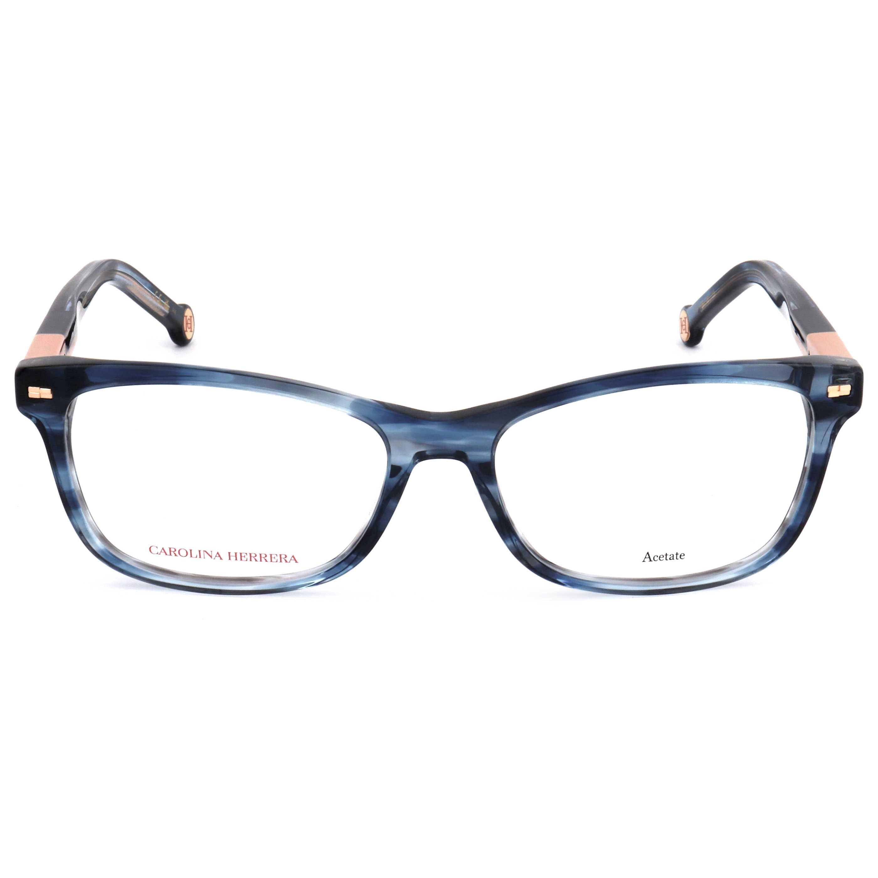 משקפי ראייה Carolina Herrera דגם Her0160 לנשים 54 מ״מ בצבע כחול Horn