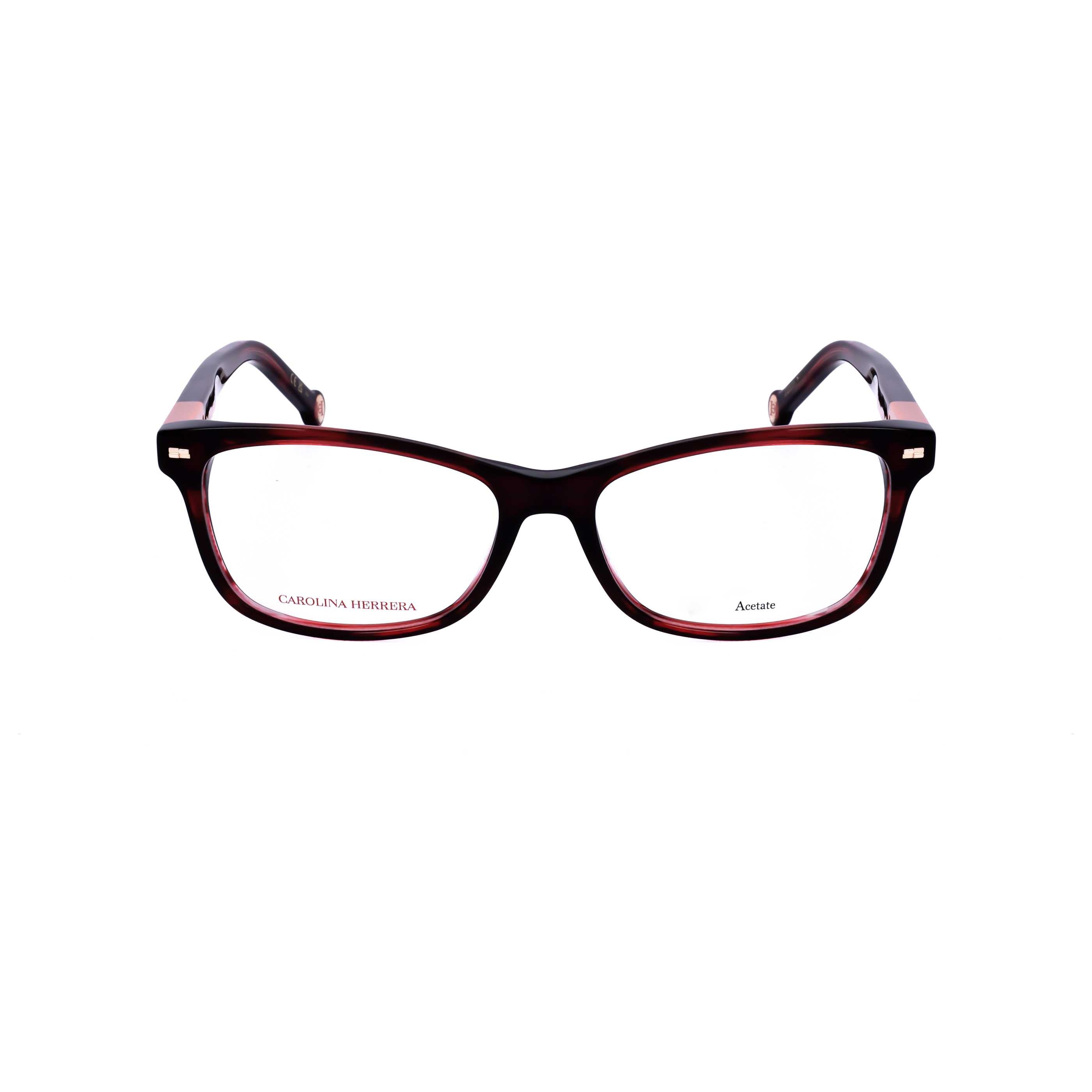 משקפי ראייה Carolina Herrera דגם Her0160 לנשים 54 מ״מ בצבע בורדו Horn