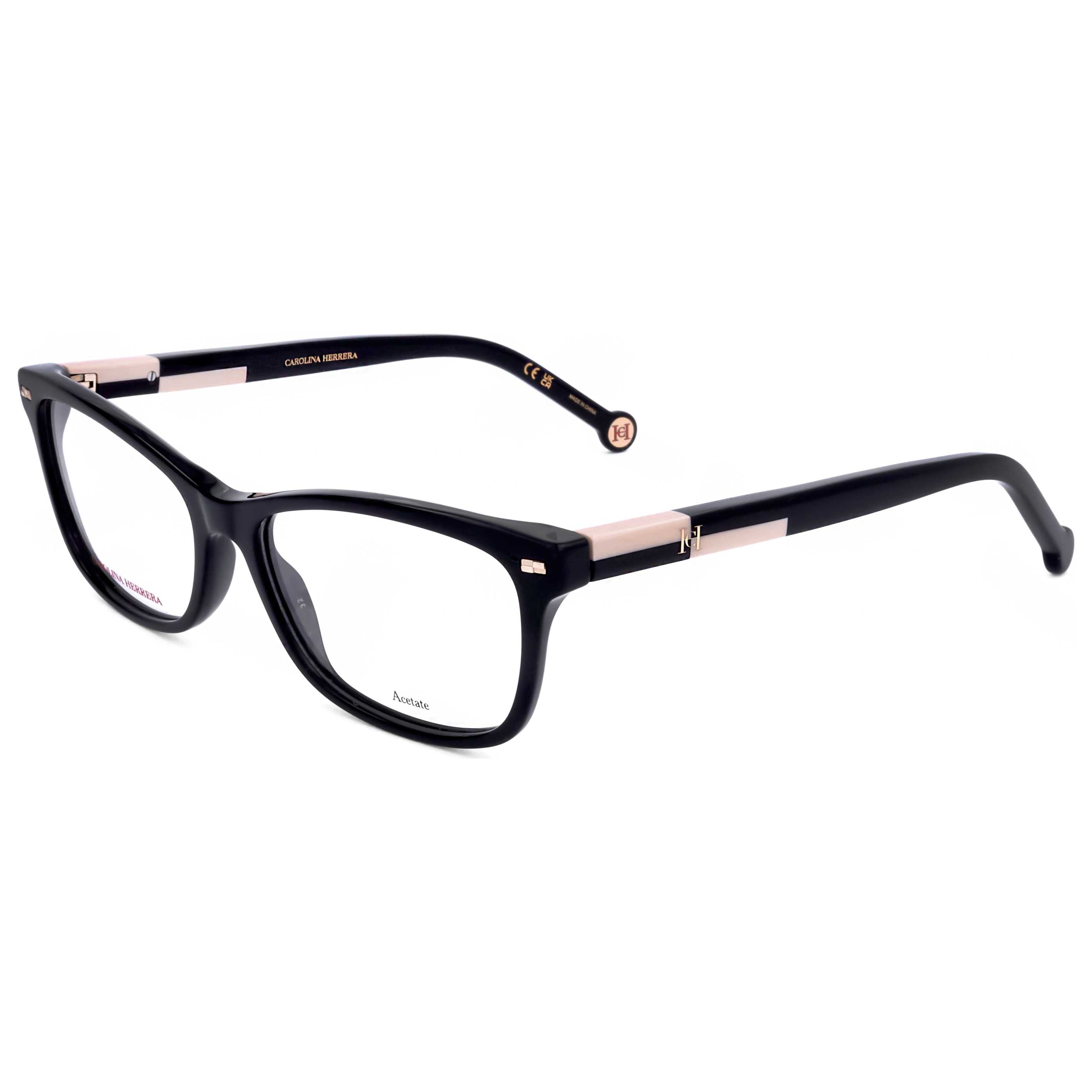 משקפי ראייה Carolina Herrera דגם Her0160 לנשים 54 מ״מ בצבע שחור ניוד