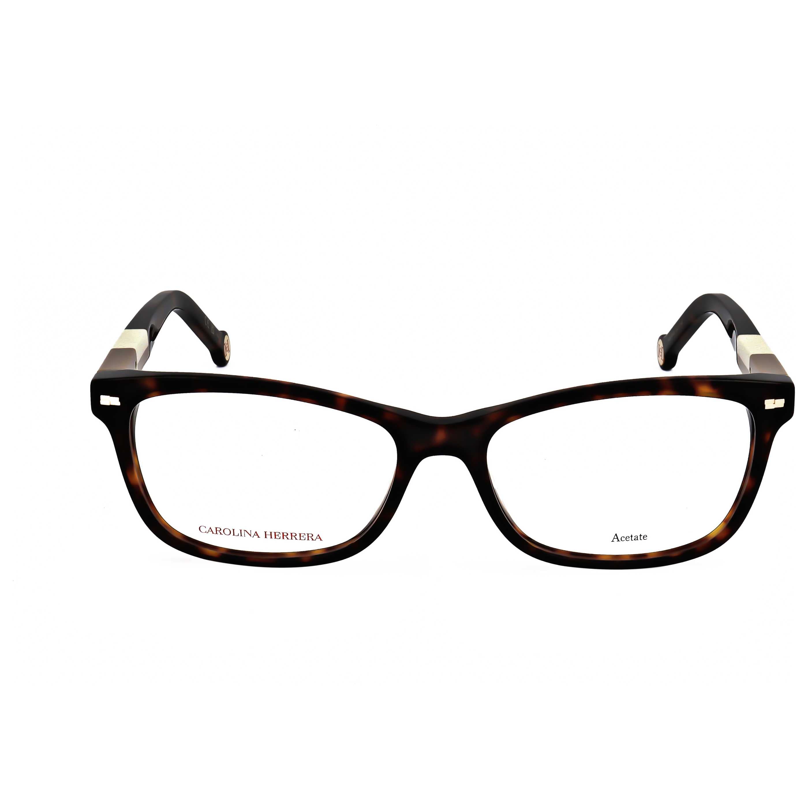 משקפי ראייה Carolina Herrera דגם Her0160 לנשים 54 מ״מ בצבע הוואנה בז׳