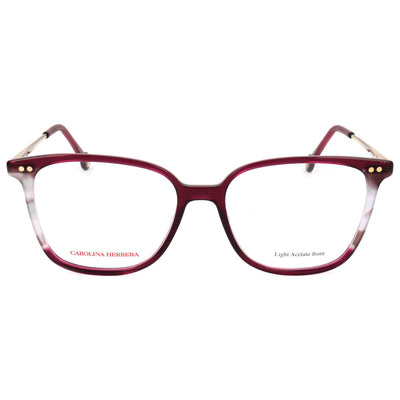 משקפי ראייה Carolina Herrera דגם Her0165 לנשים 53 מ״מ בצבע Burgundy הוואנה
