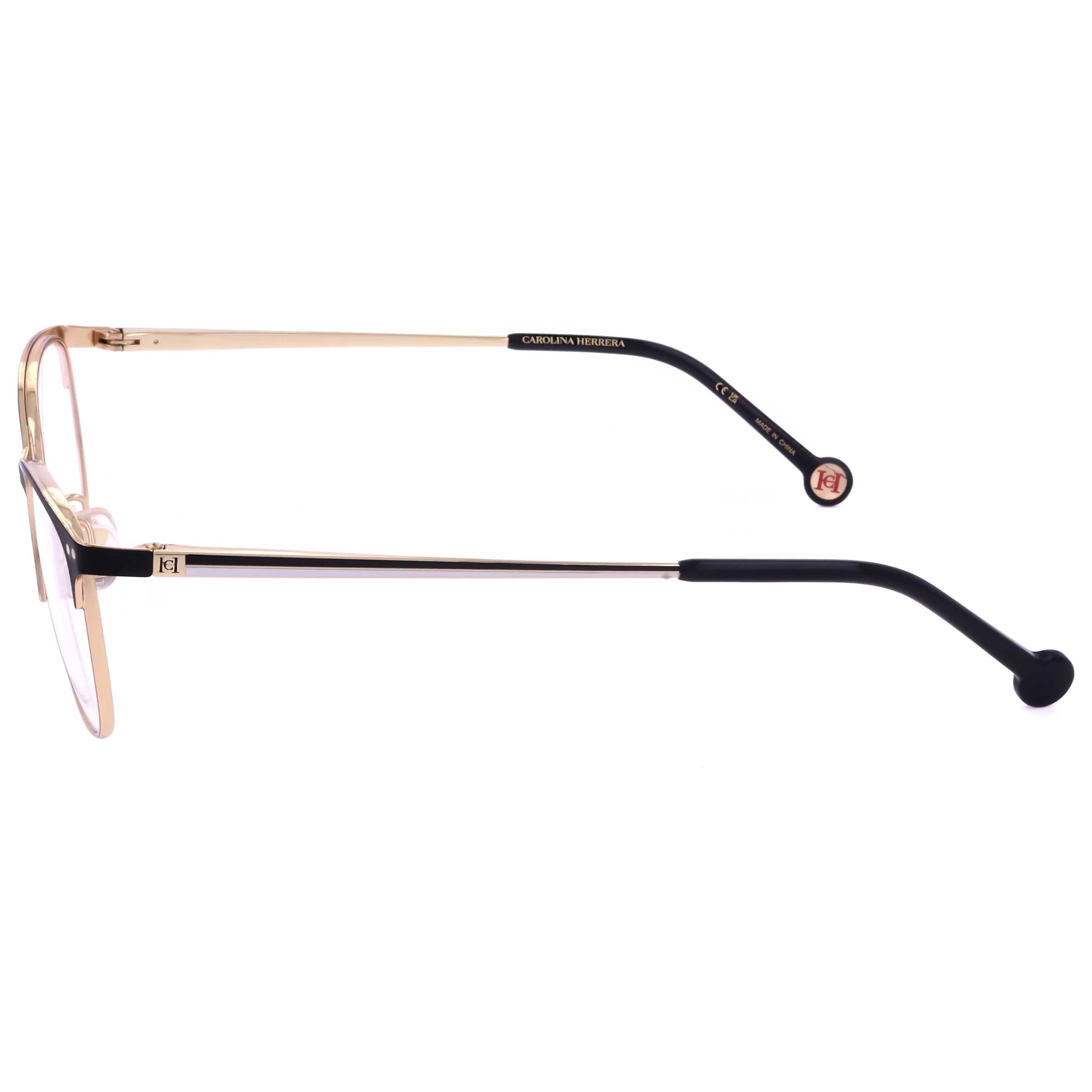 משקפי ראייה Carolina Herrera דגם Her0168 לנשים 51 מ״מ בצבע זהב שחור