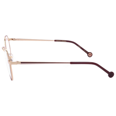 משקפי ראייה Carolina Herrera דגם Her0169 לנשים 50 מ״מ בצבע זהב בורדו