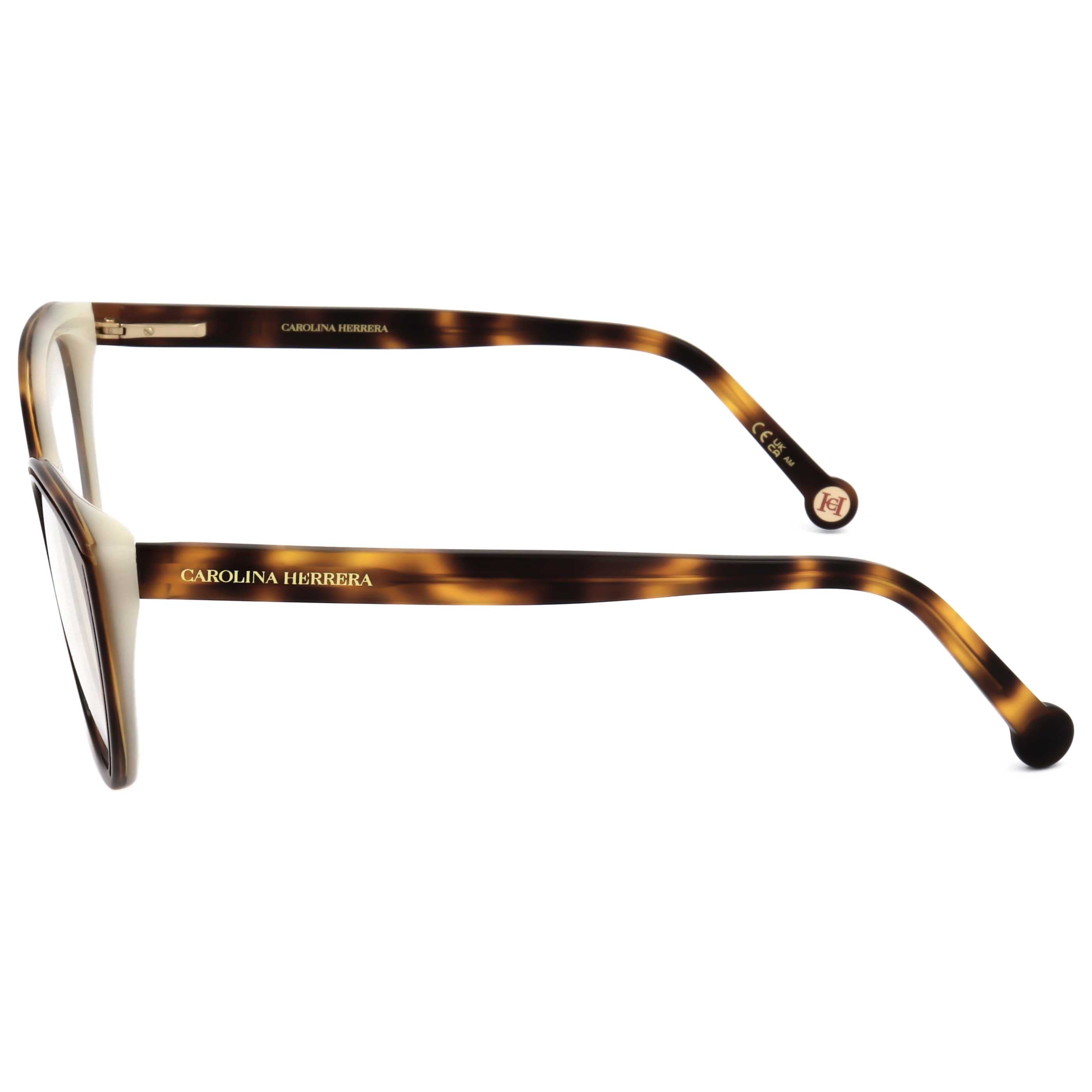 משקפי ראייה Carolina Herrera דגם Her0171 לנשים 53 מ״מ בצבע הוואנה לבן