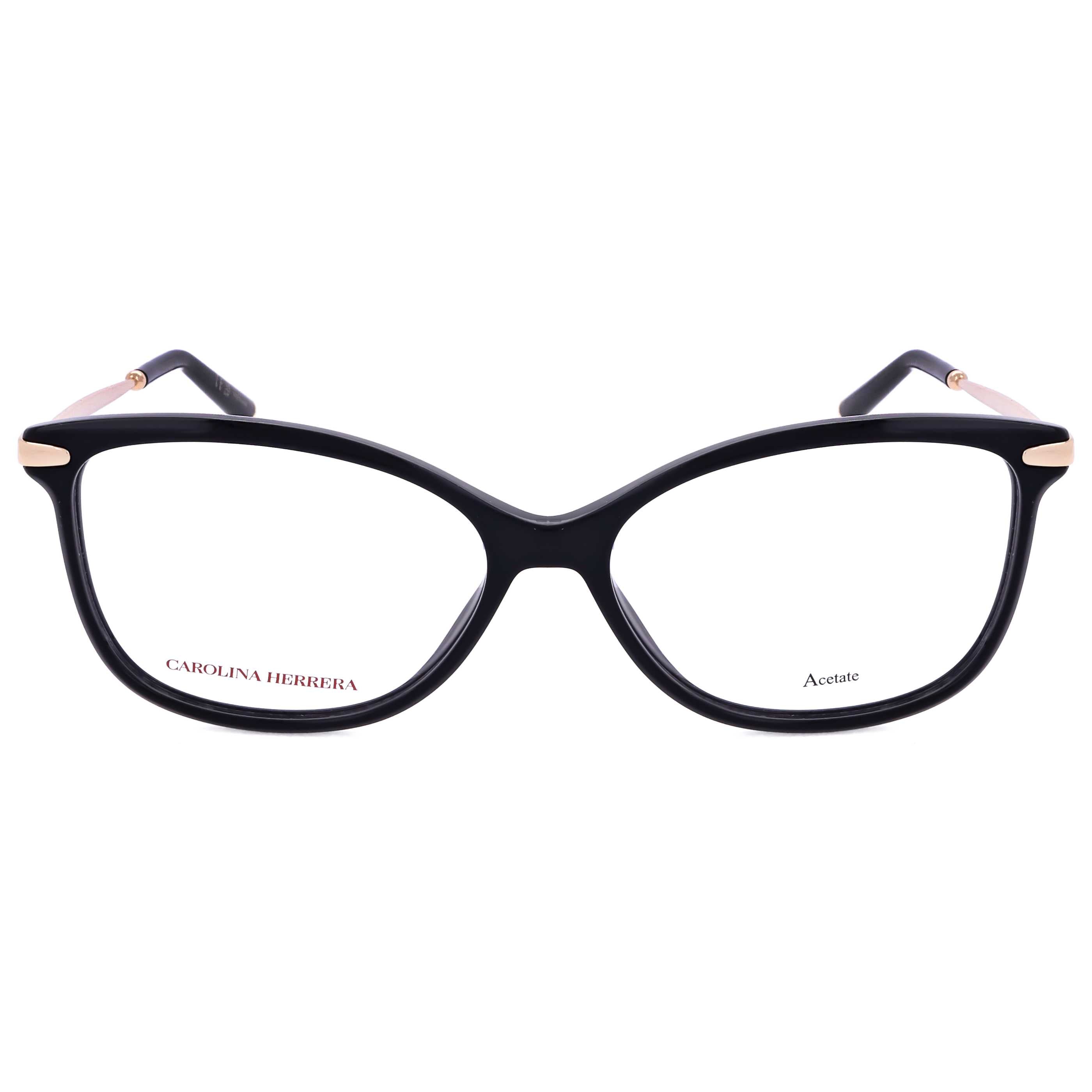 משקפי ראייה Carolina Herrera דגם Her0195 לנשים 54 מ״מ בצבע שחור זהב