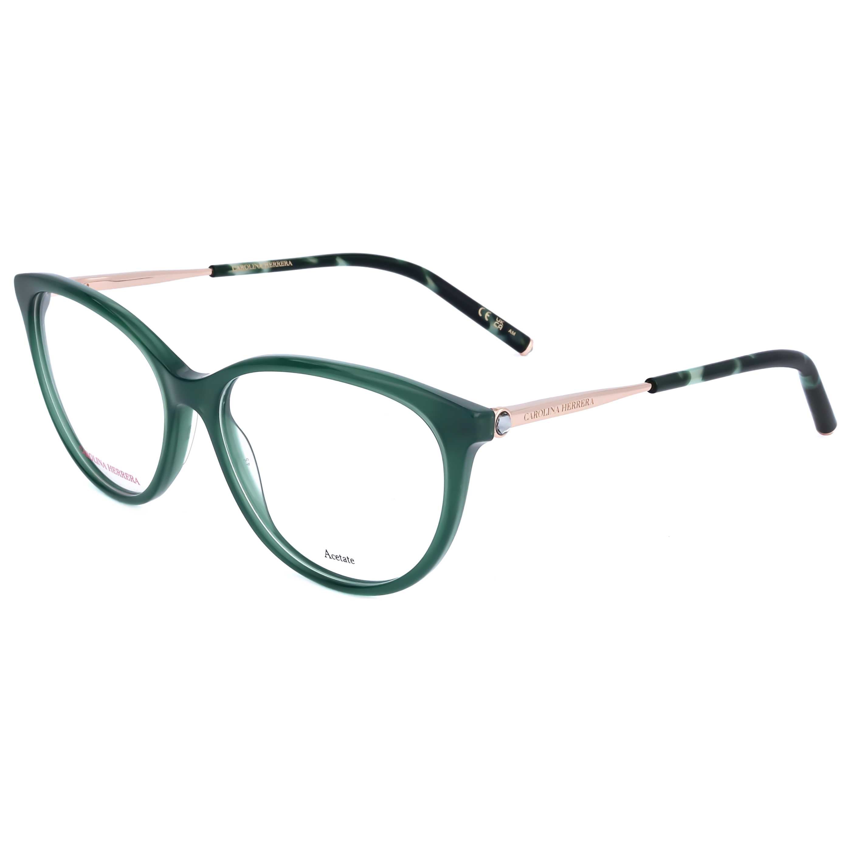 משקפי ראייה Carolina Herrera דגם Her0196 לנשים 55 מ״מ בצבע ירוק