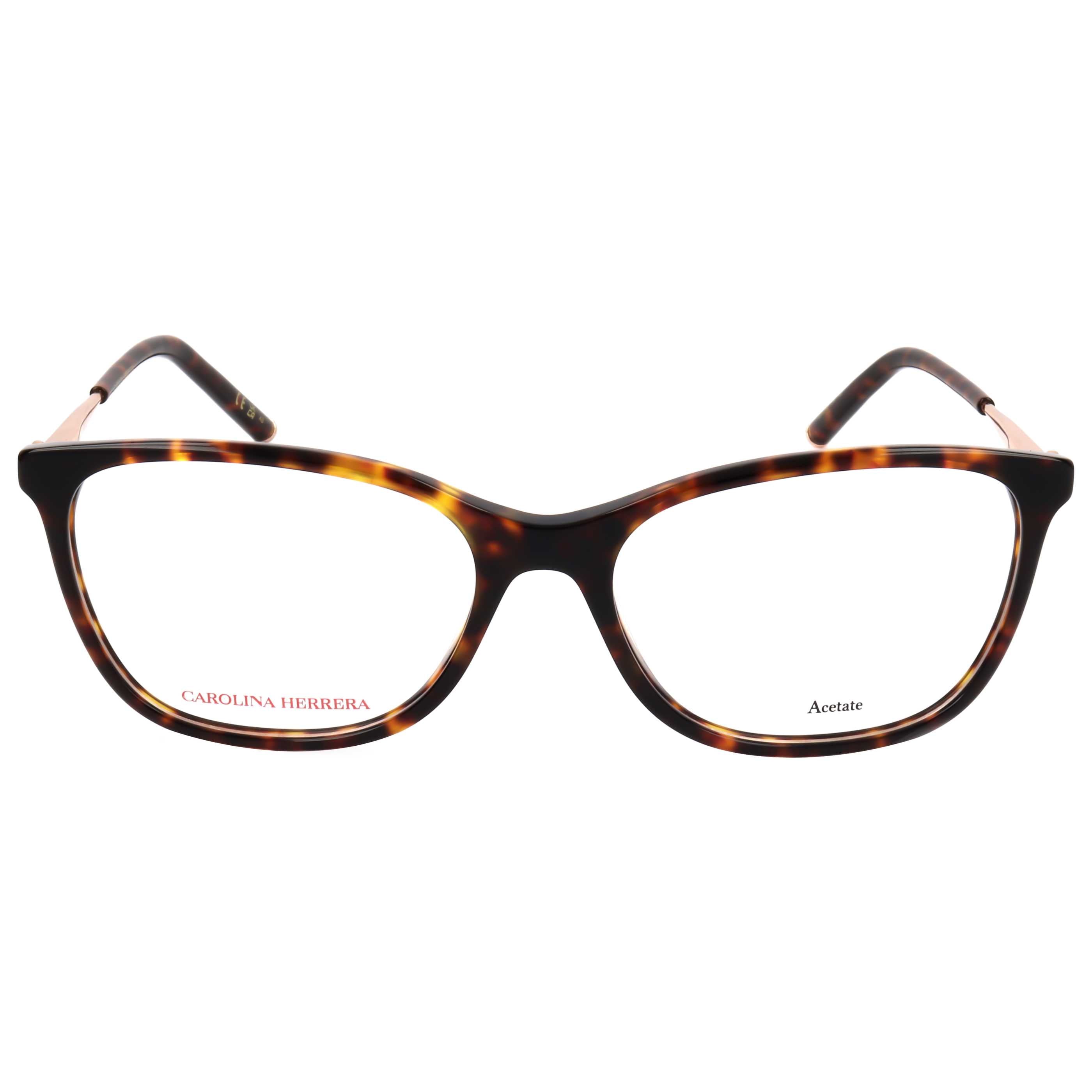 משקפי ראייה Carolina Herrera דגם Her0197 לנשים 54 מ״מ בצבע הוואנה זהב