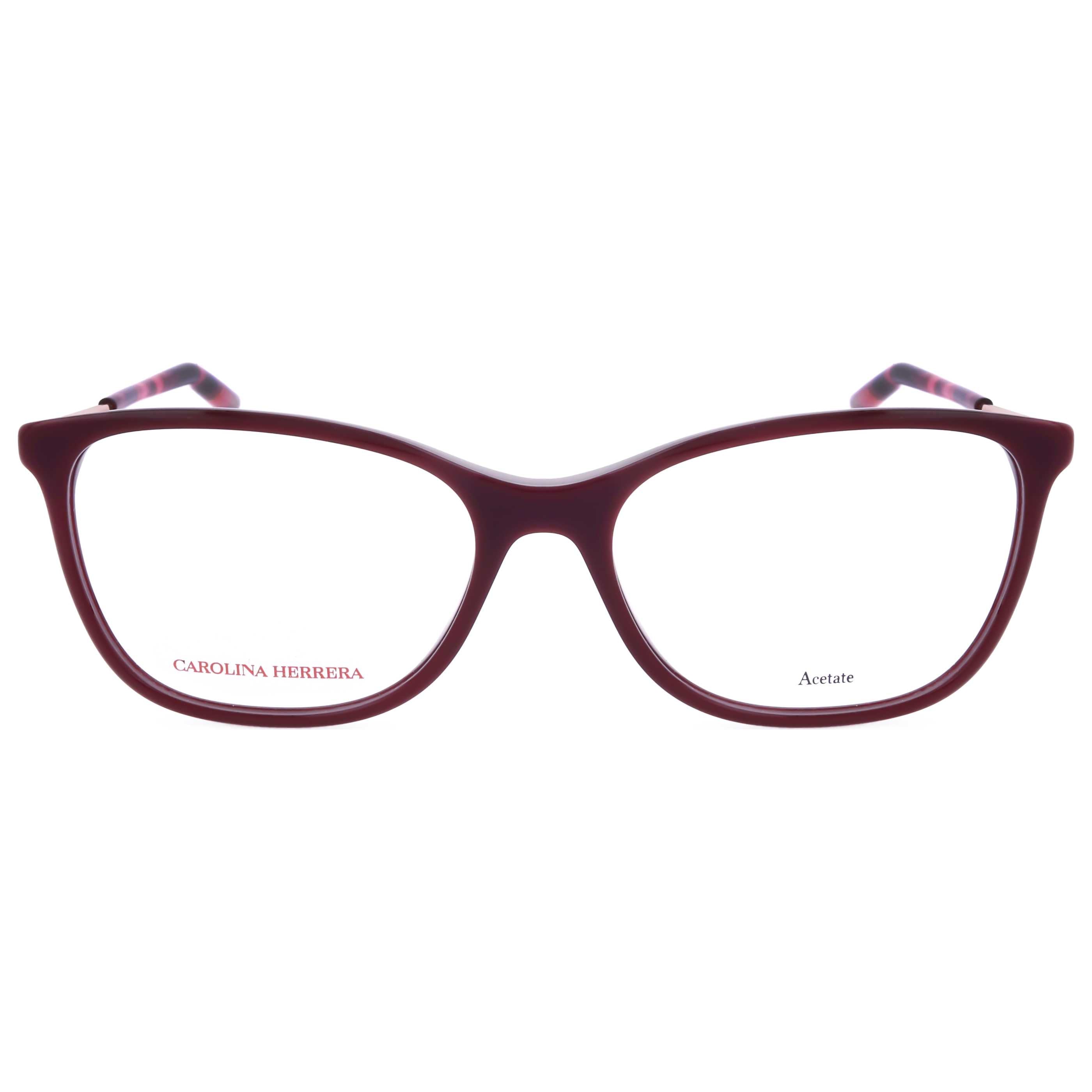 משקפי ראייה Carolina Herrera דגם Her0197 לנשים 54 מ״מ בצבע בורדו זהב