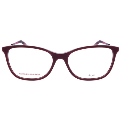 משקפי ראייה Carolina Herrera דגם Her0197 לנשים 54 מ״מ בצבע בורדו זהב