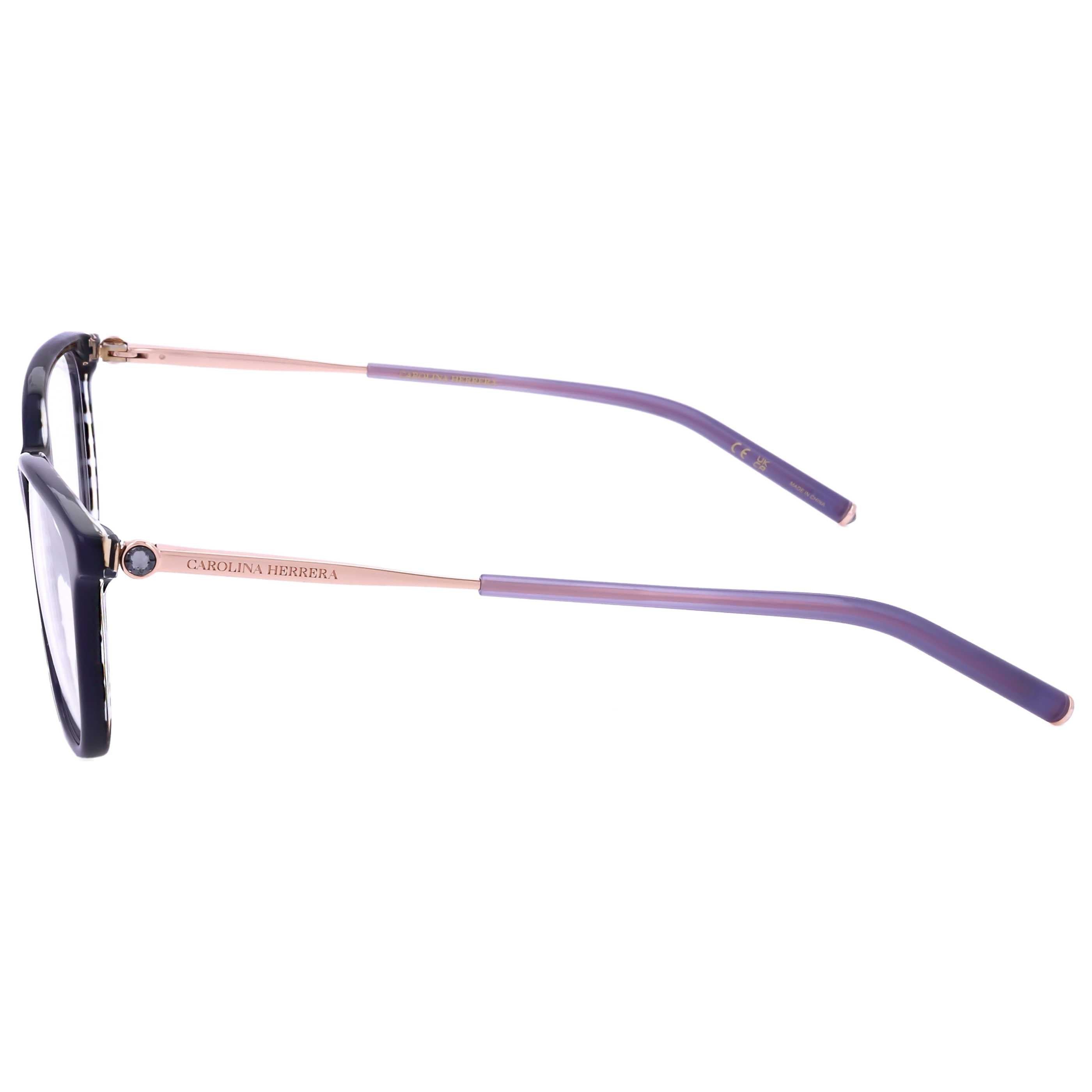 משקפי ראייה Carolina Herrera דגם Her0197 לנשים 54 מ״מ בצבע כחול זהב