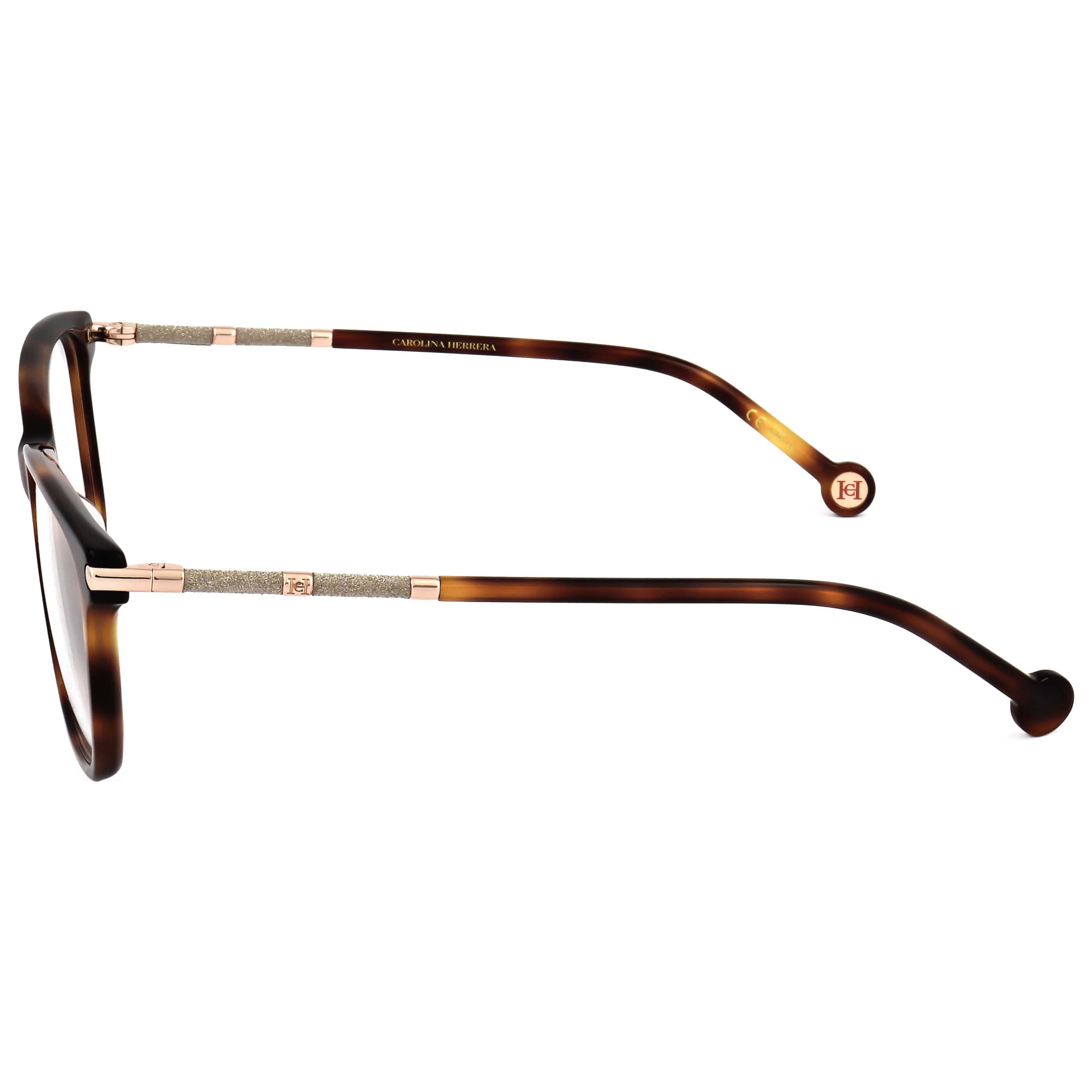 משקפי ראייה Carolina Herrera דגם Her0199 לנשים 55 מ״מ בצבע הוואנה זהב