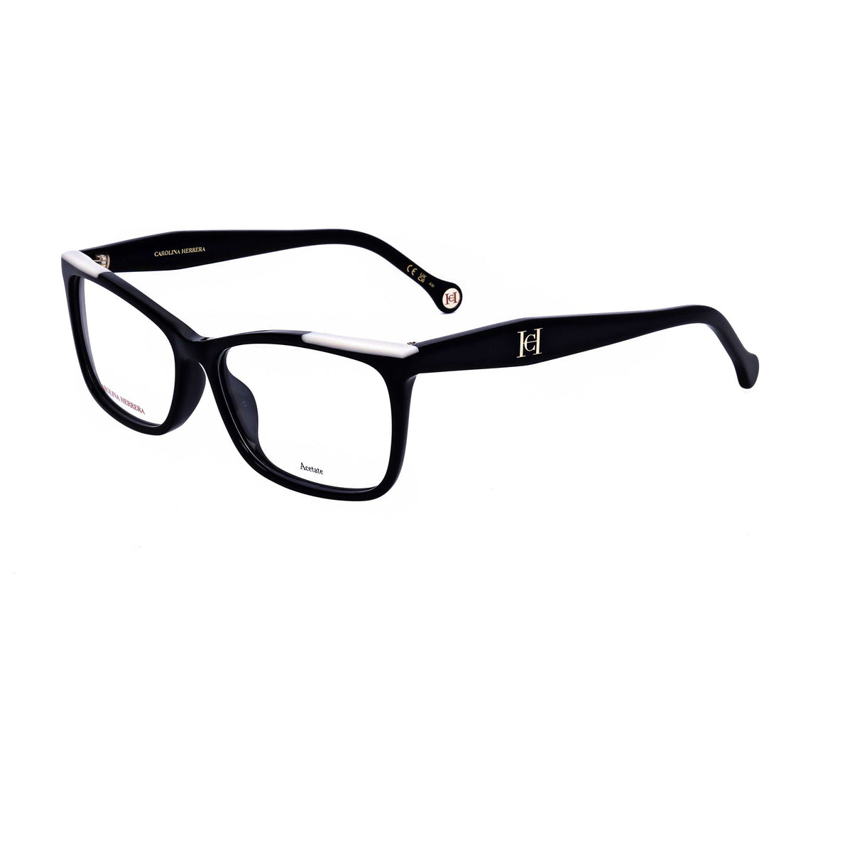 משקפי ראייה Carolina Herrera דגם Her0202 לנשים 56 מ״מ בצבע שחור לבן