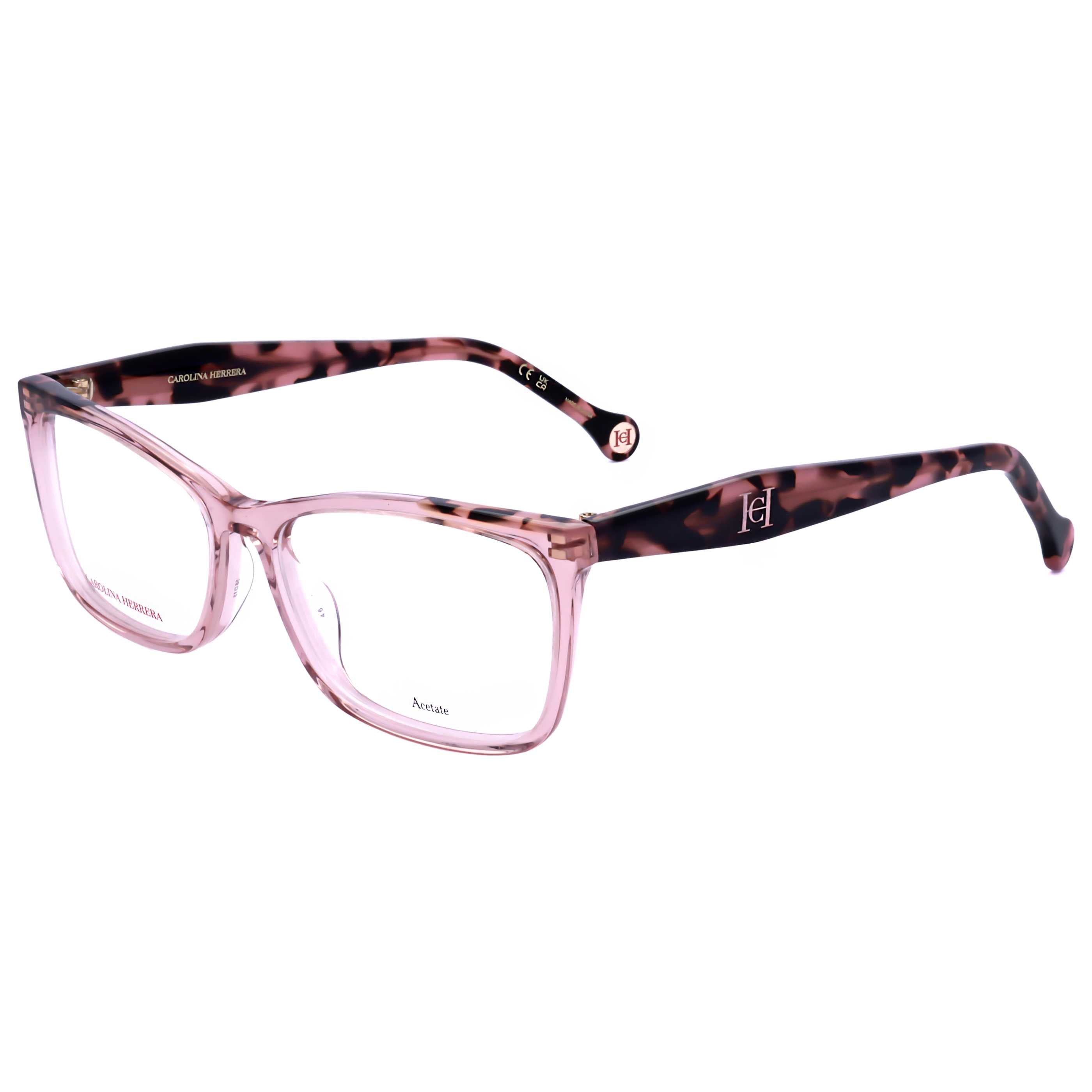 משקפי ראייה Carolina Herrera דגם Her0202 לנשים 56 מ״מ בצבע ורוד הוואנה