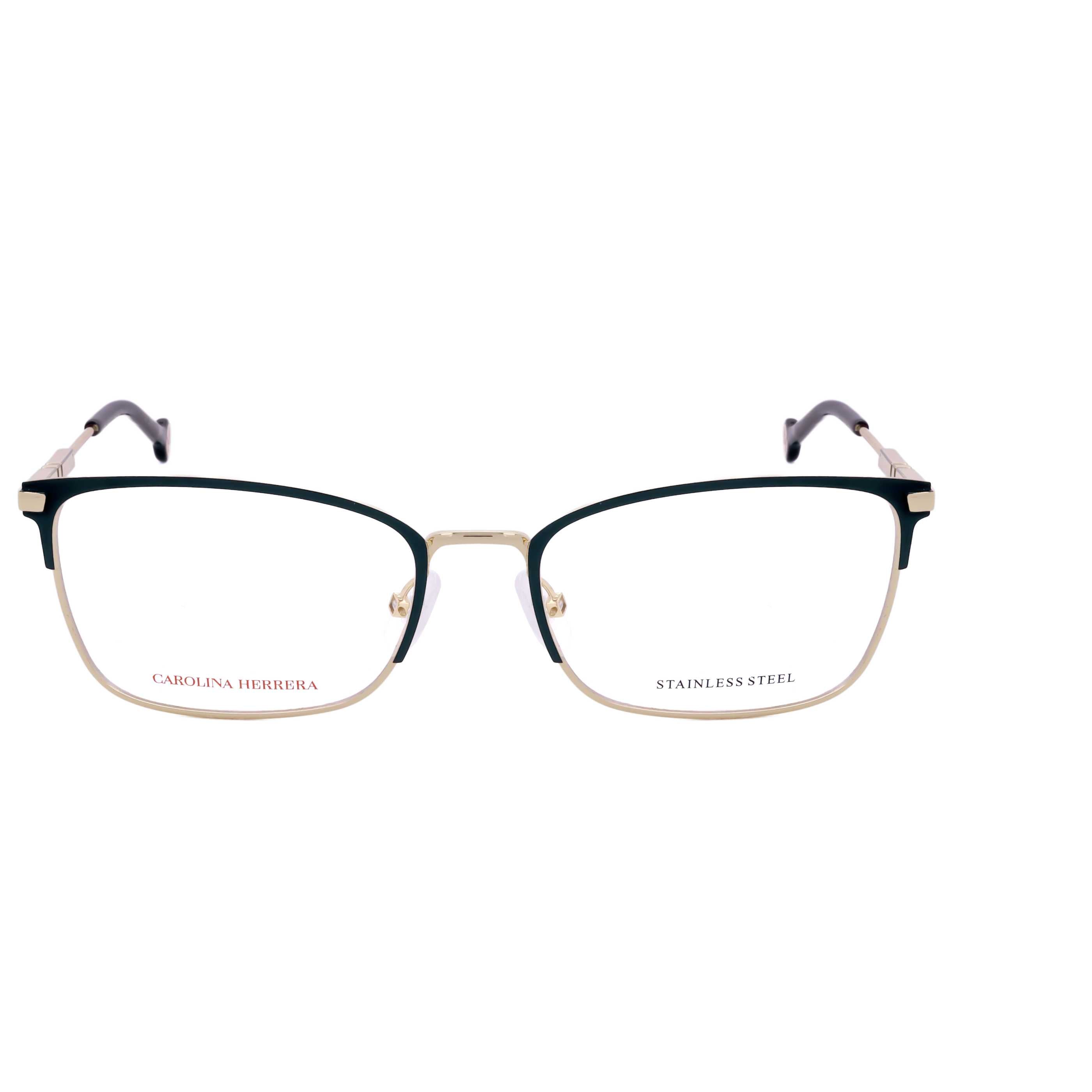 משקפי ראייה Carolina Herrera דגם Her0204 לנשים 54 מ״מ בצבע זהב ירוק