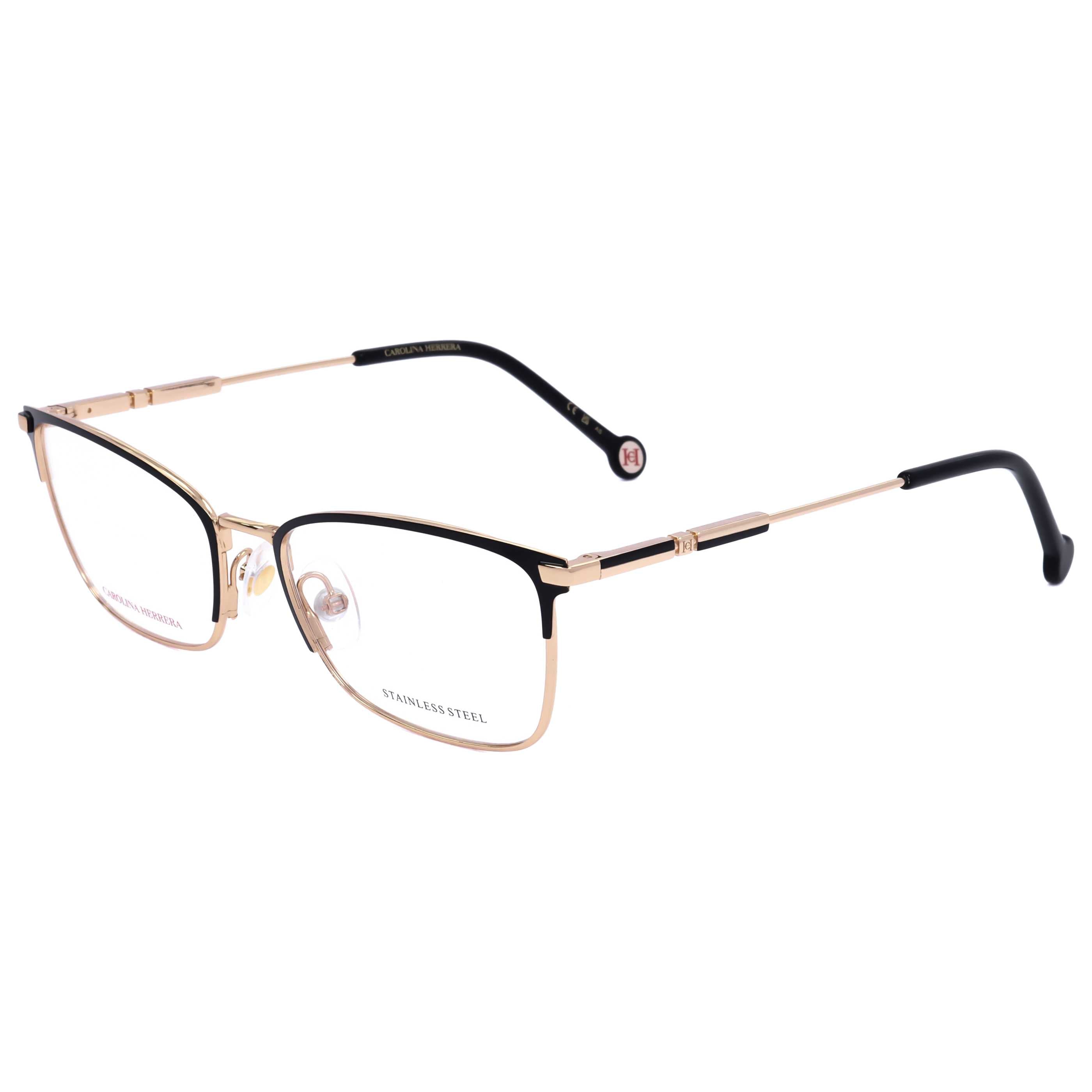 משקפי ראייה Carolina Herrera דגם Her0204 לנשים 54 מ״מ בצבע זהב שחור