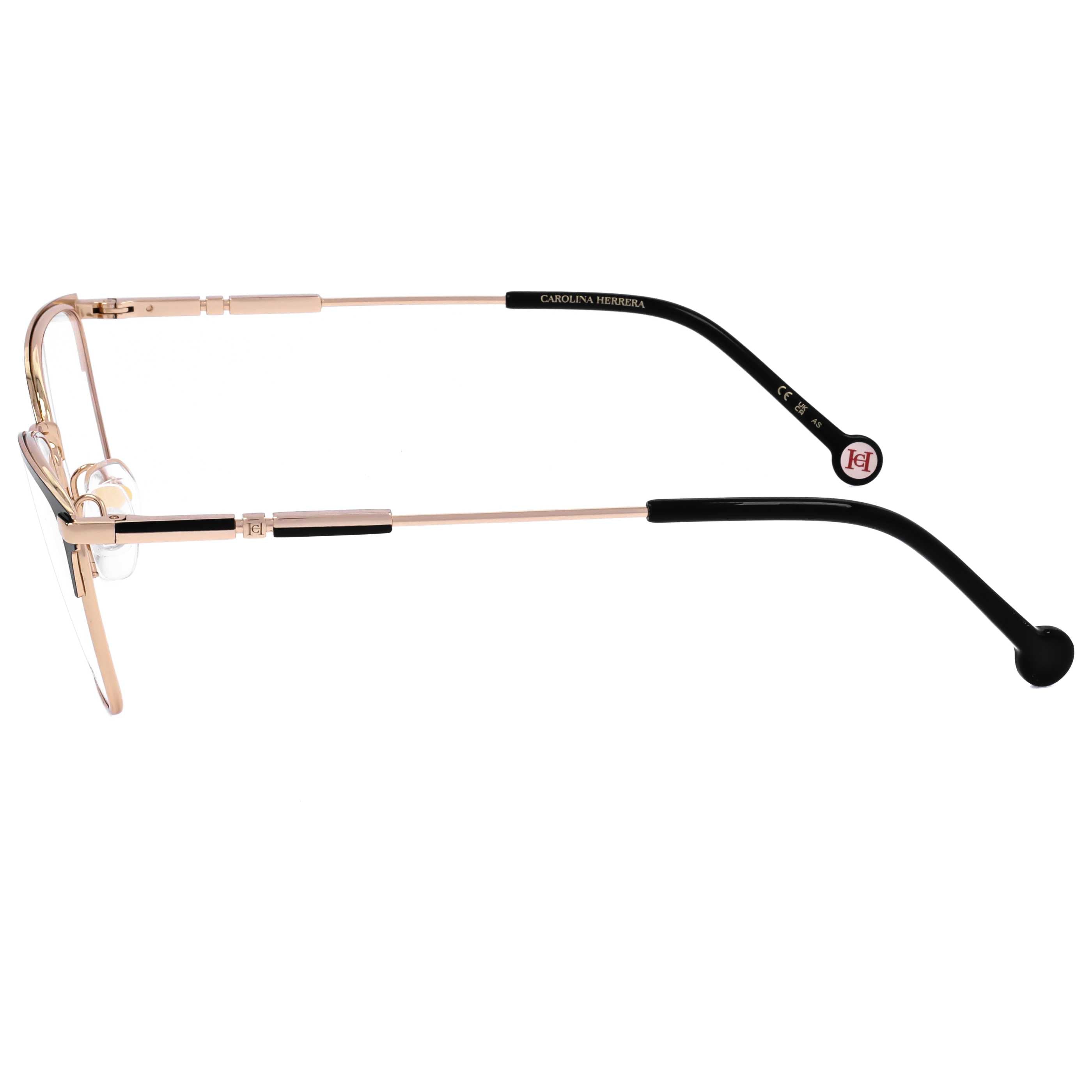 משקפי ראייה Carolina Herrera דגם Her0204 לנשים 54 מ״מ בצבע זהב שחור
