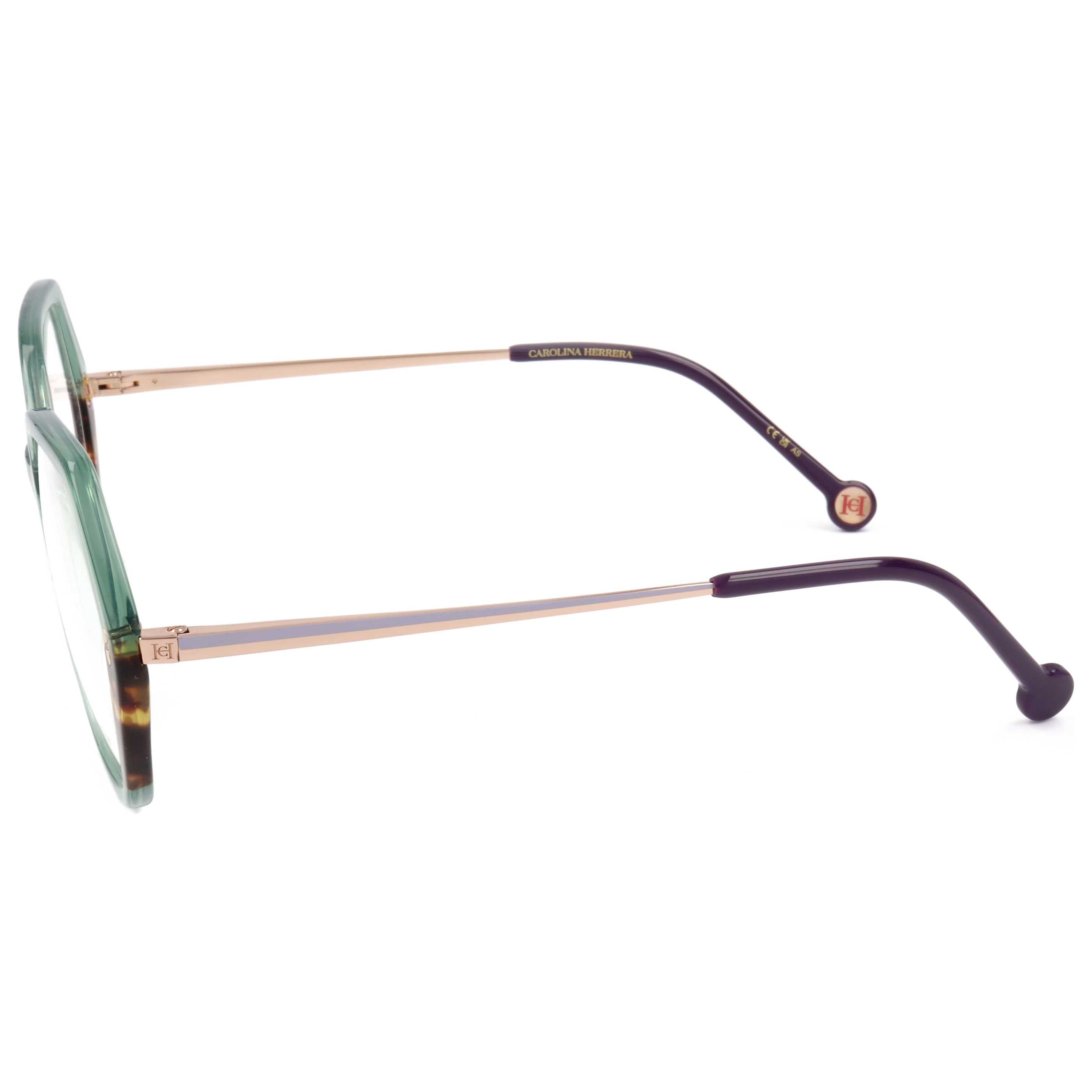 משקפי ראייה Carolina Herrera דגם Her0205 לנשים 53 מ״מ בצבע ירוק הוואנה