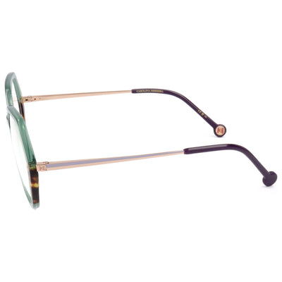 משקפי ראייה Carolina Herrera דגם Her0205 לנשים 53 מ״מ בצבע ירוק הוואנה